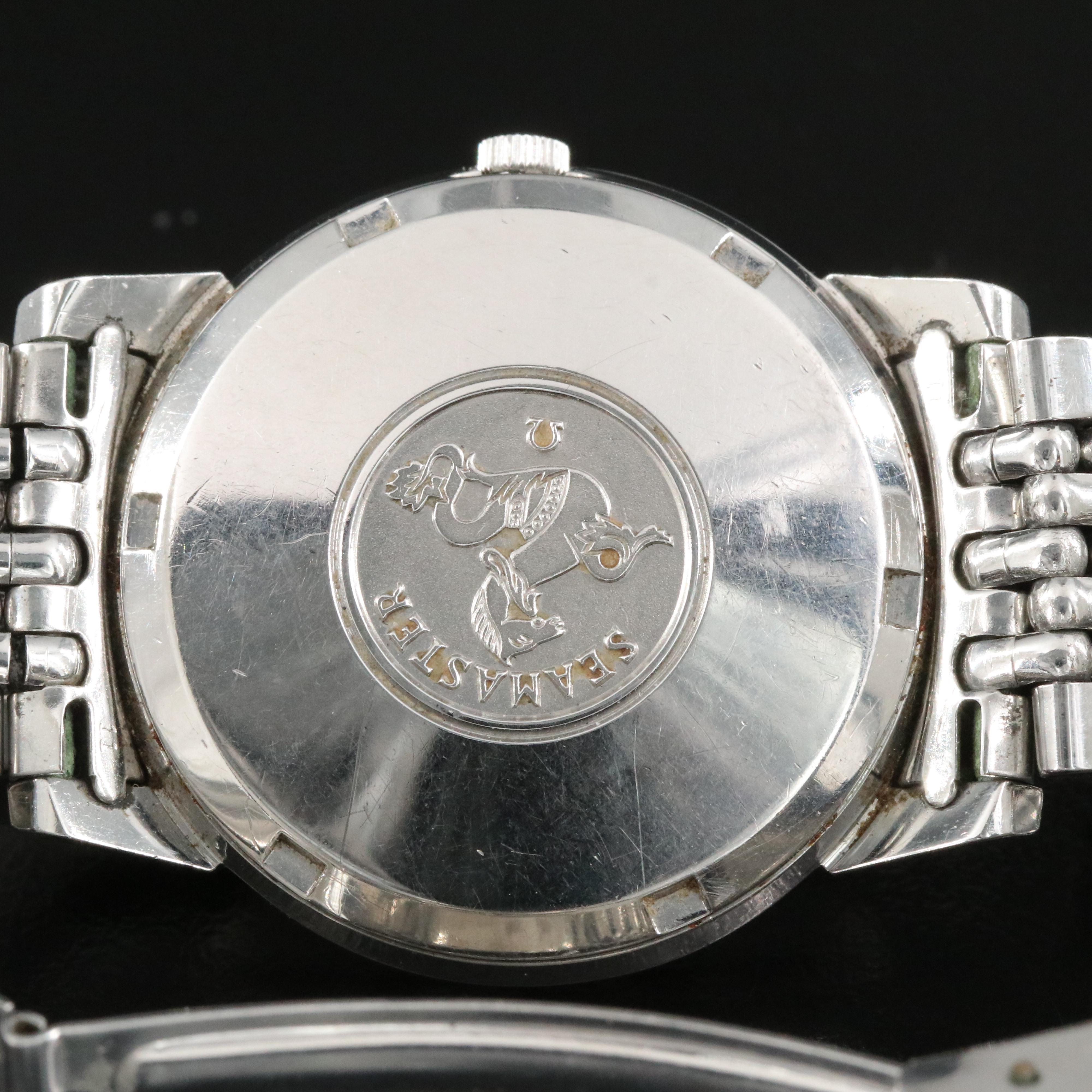 Vintage Omega Seamaster 166.003 Silver 34mm Automatic Watch