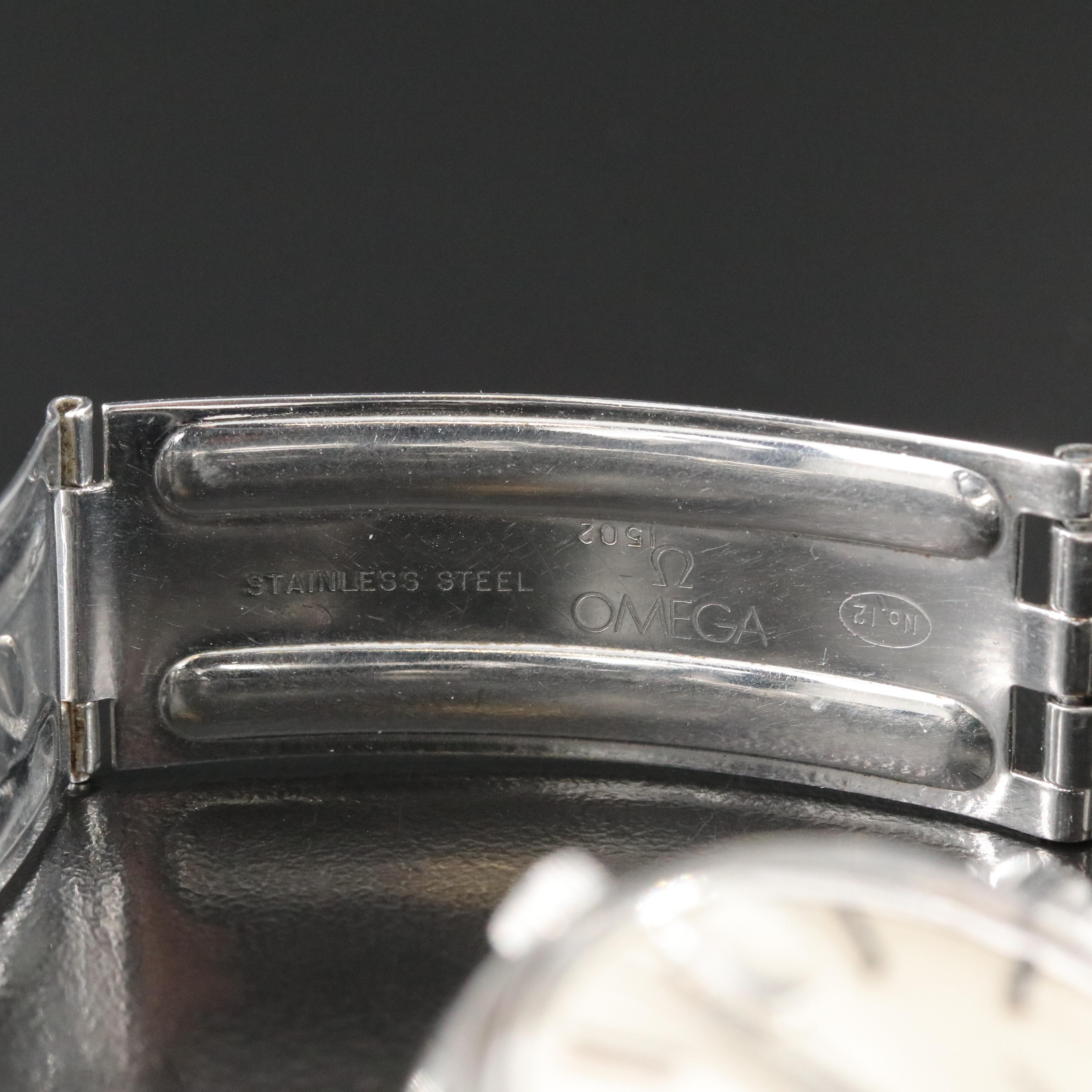 Vintage Omega Seamaster 166.003 Silver 34mm Automatic Watch