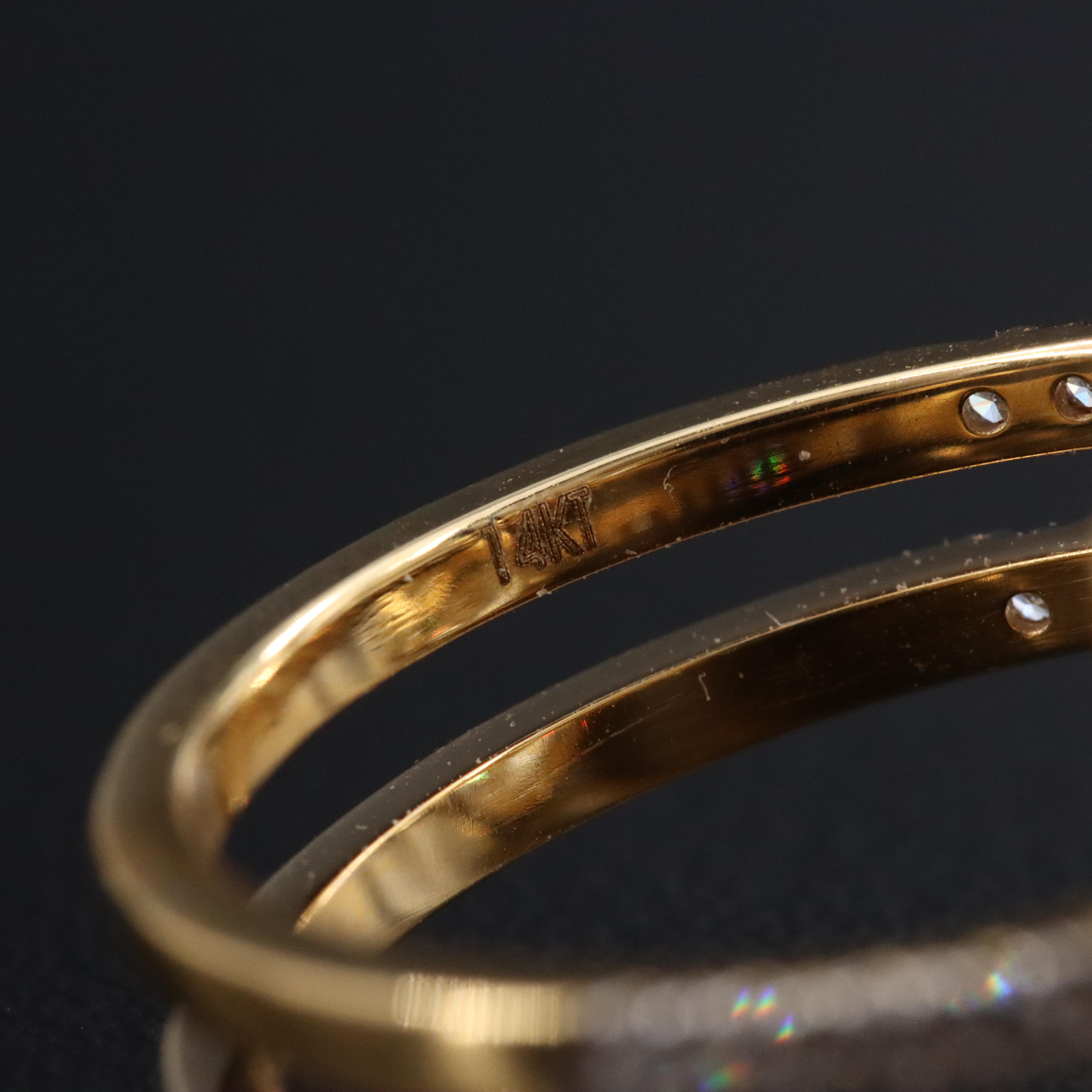 14K 3.05 CTW Lab Grown Diamond Ring with IGI Reports