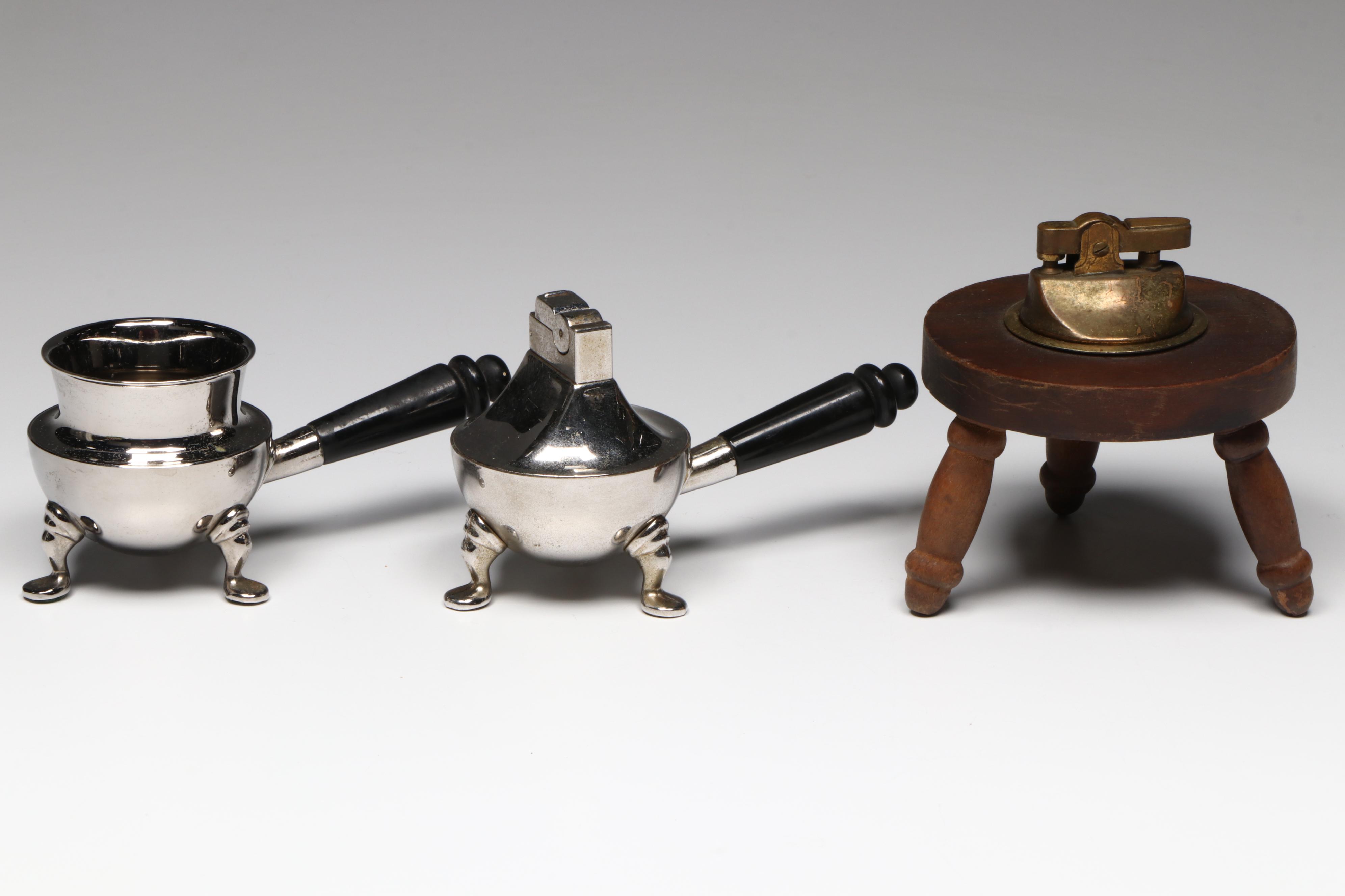 Rony Nude Mermaid Electric Table Lighter with Ashtrays