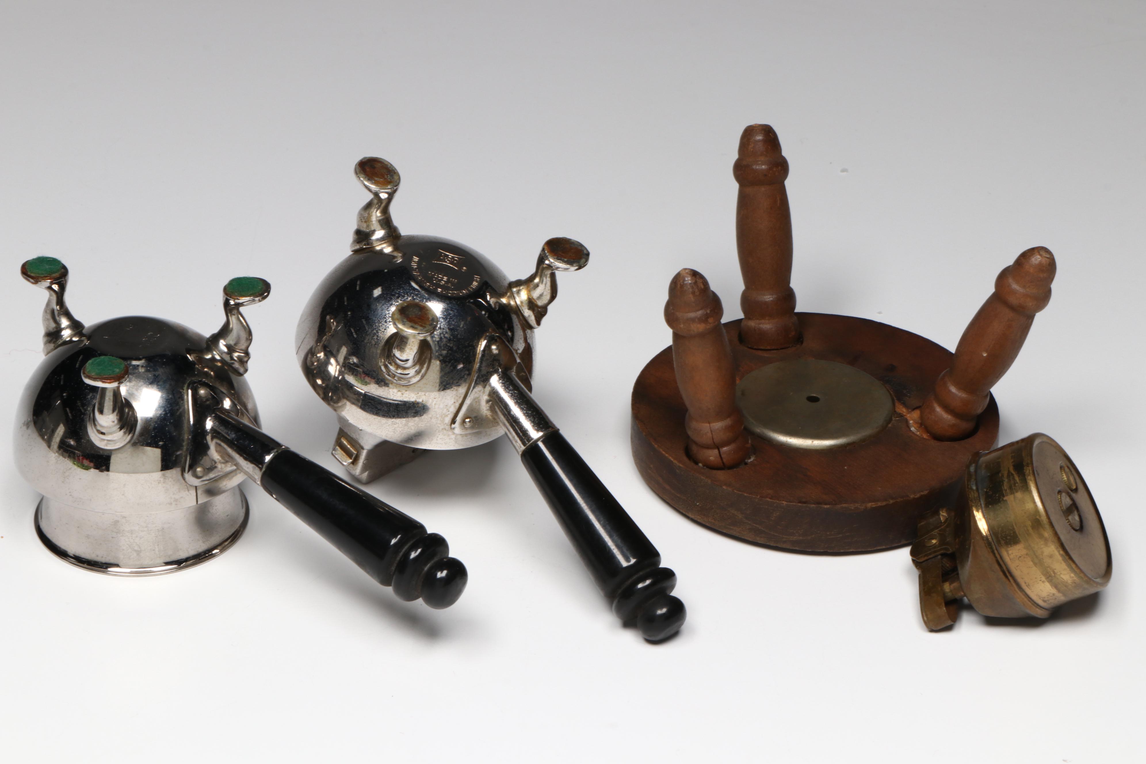 Rony Nude Mermaid Electric Table Lighter with Ashtrays