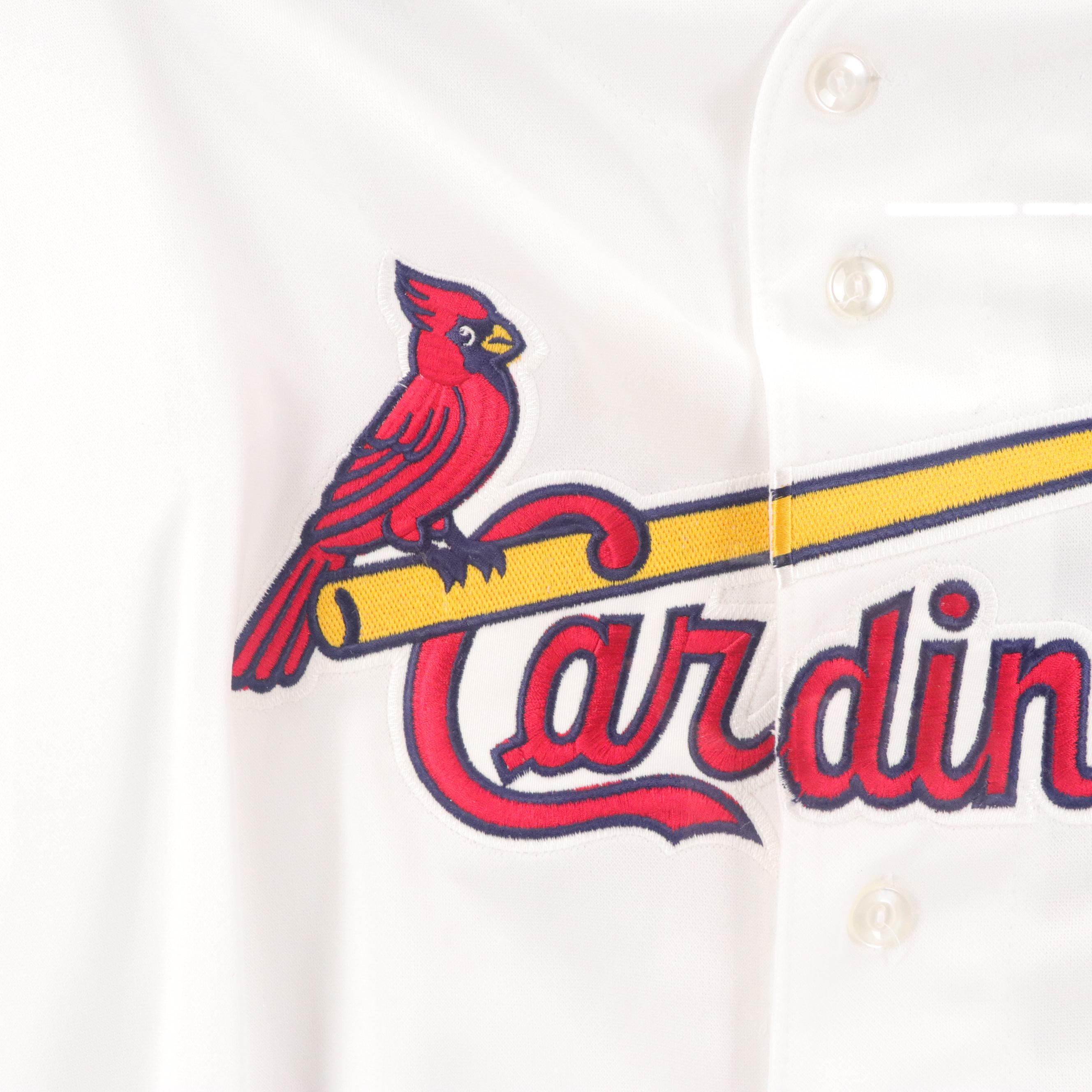 Stan Musial Signed St. Louis Cardinals Majestic Baseball Jersey with Display