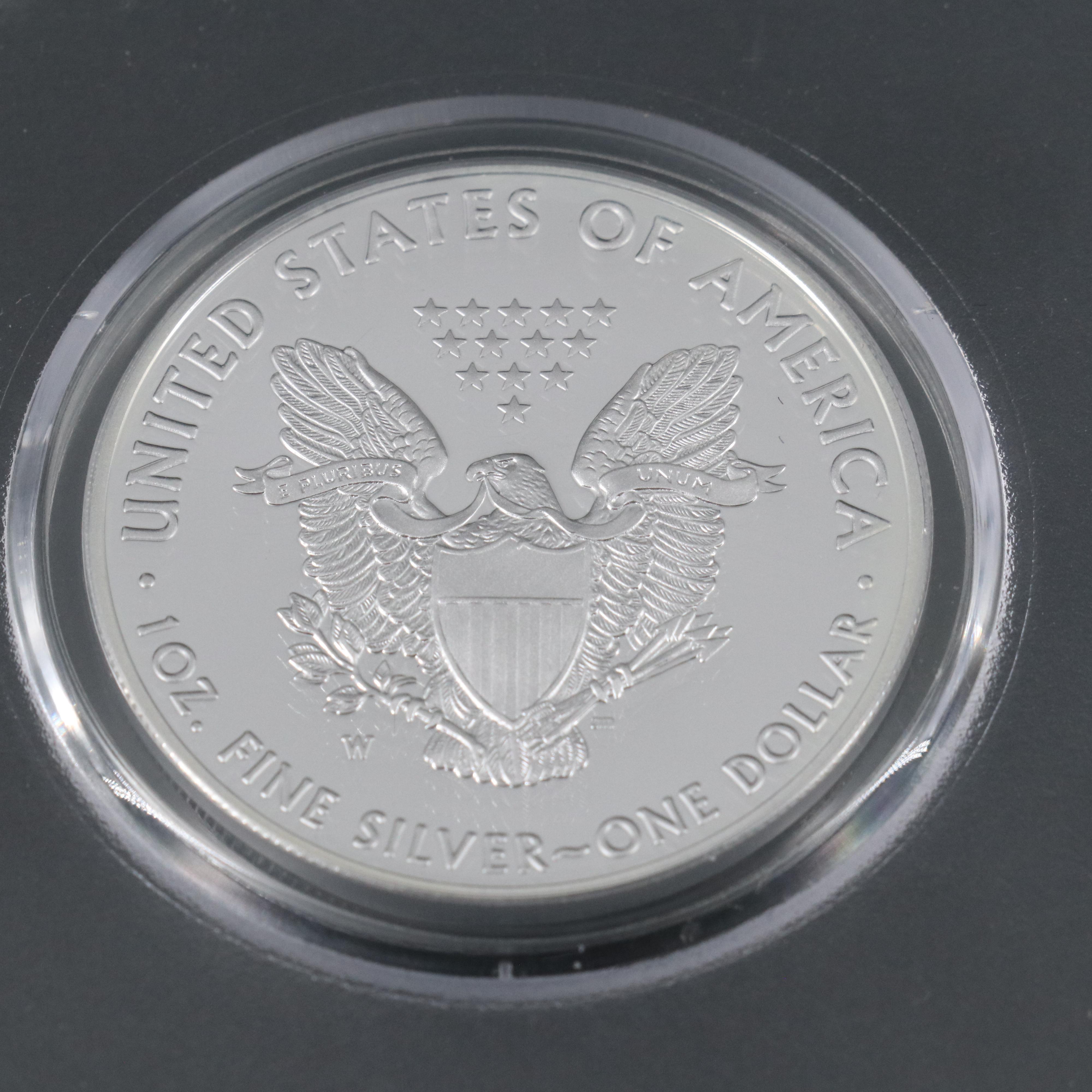 PCGS PR70 DCAM 2017-W Three Coin Set of First Strike Silver Eagles