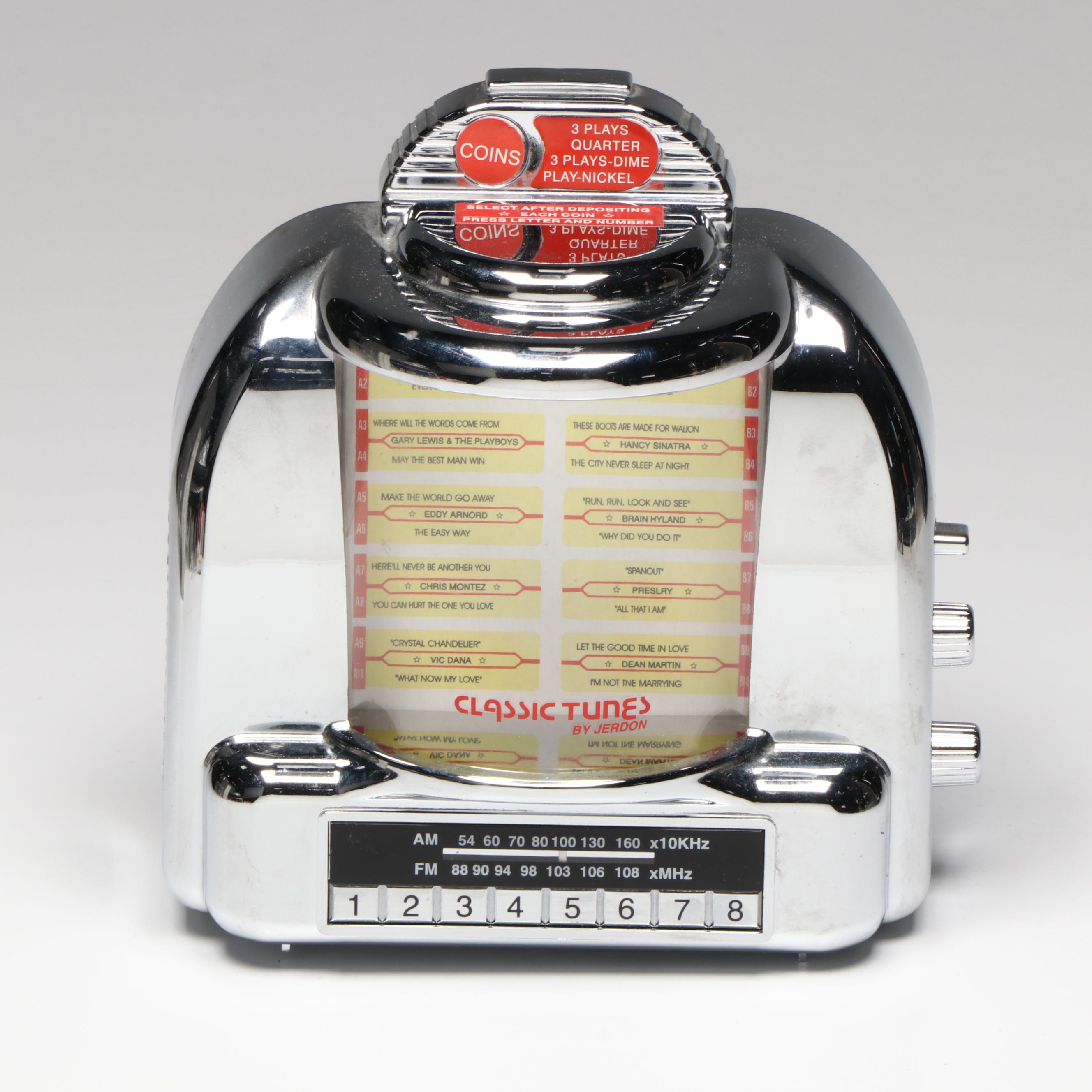 Children's Desk Lamp with Classic Tunes Tabletop Jukebox AM/FM Radio