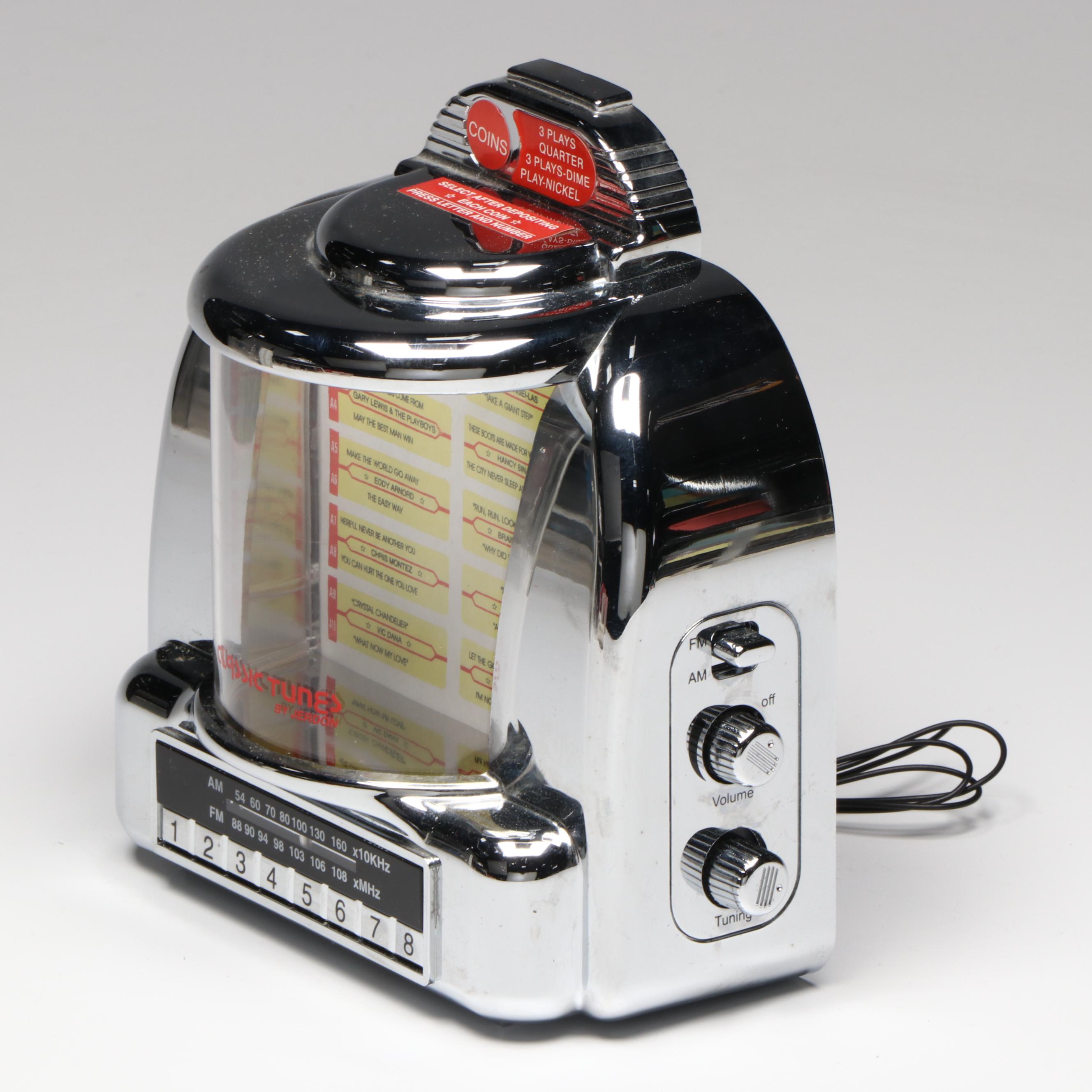 Children's Desk Lamp with Classic Tunes Tabletop Jukebox AM/FM Radio