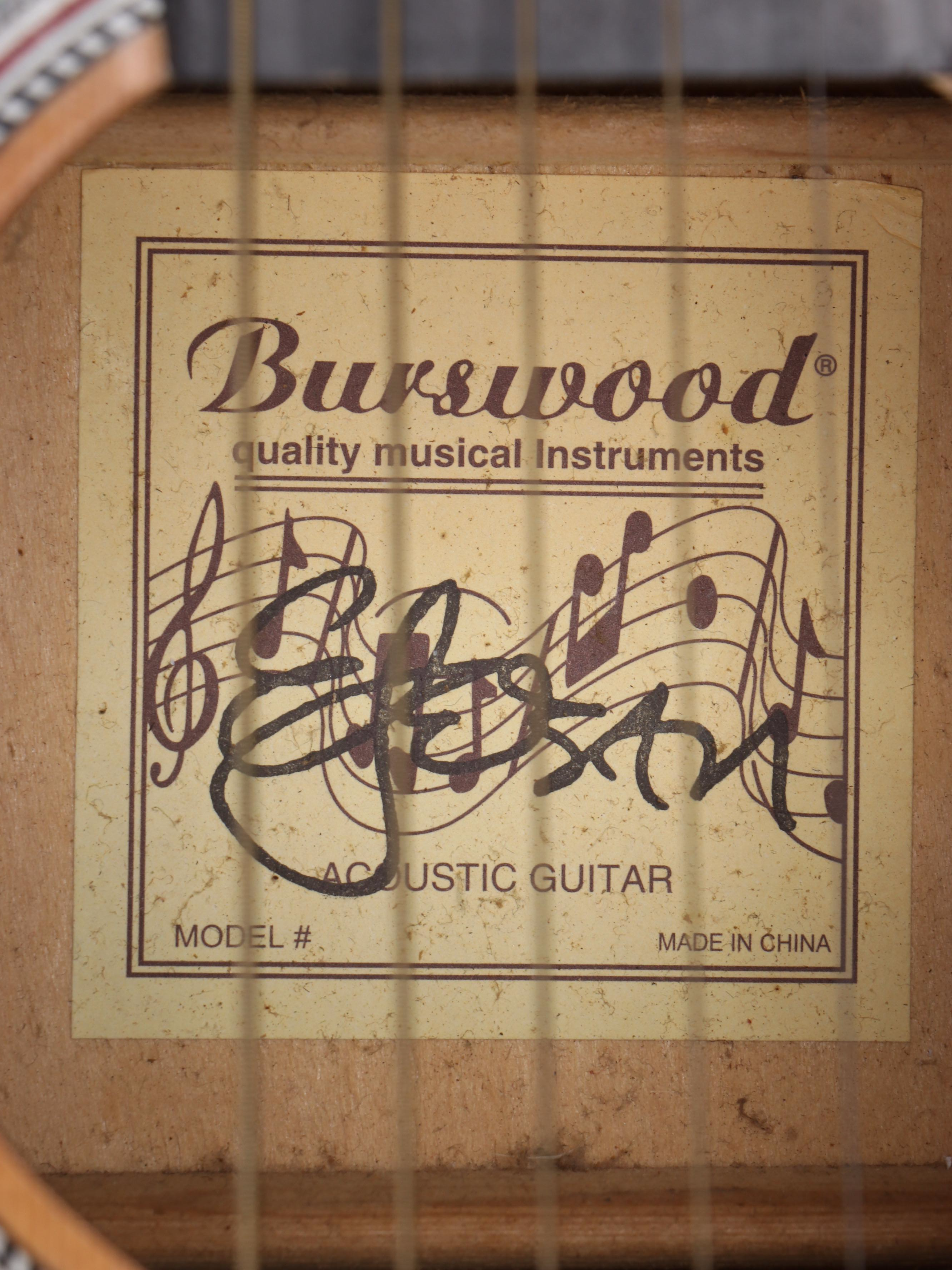 Burswood Spruce Top Acoustic Guitar with Alvarez Hard Case