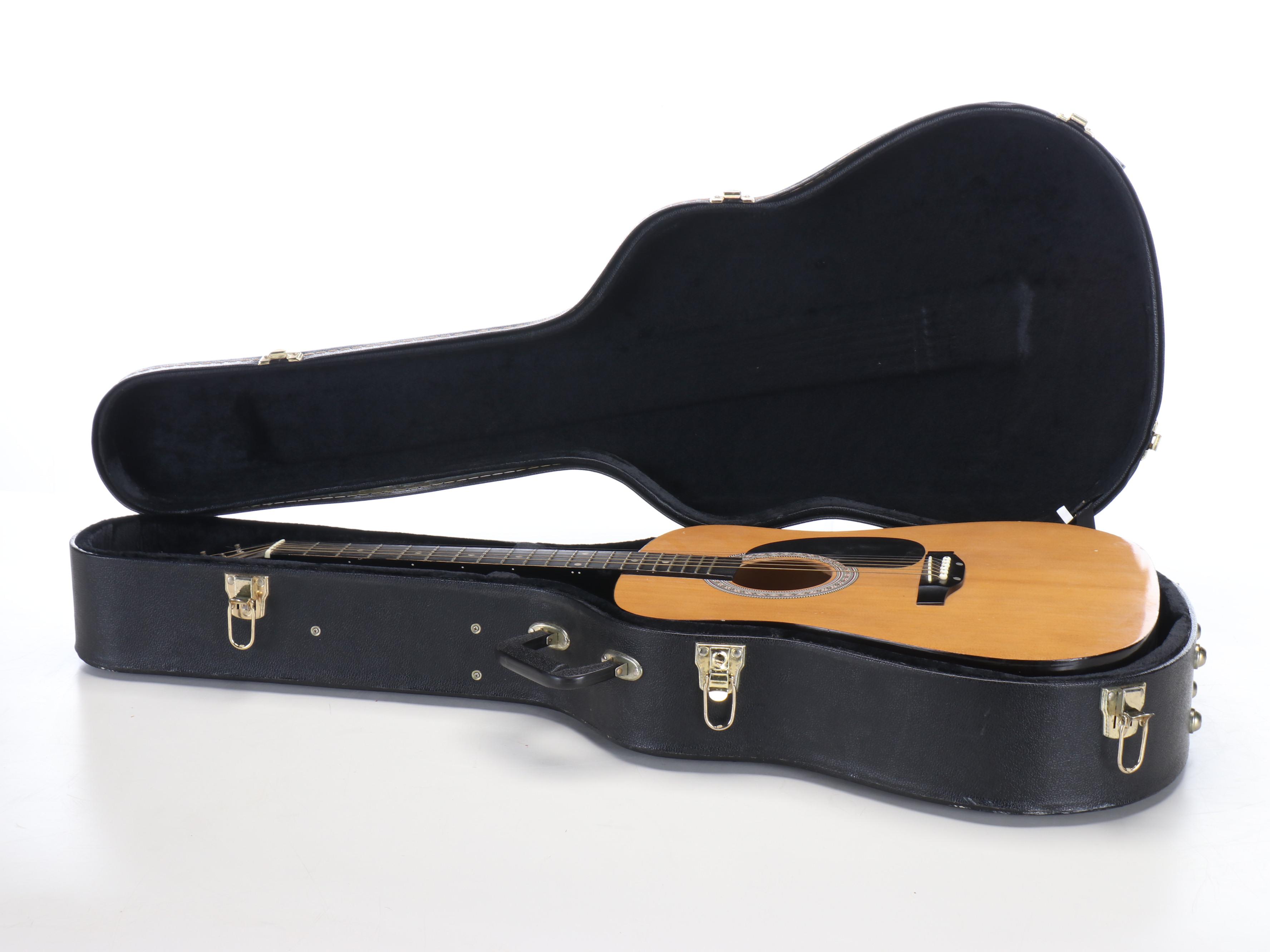 Burswood Spruce Top Acoustic Guitar with Alvarez Hard Case