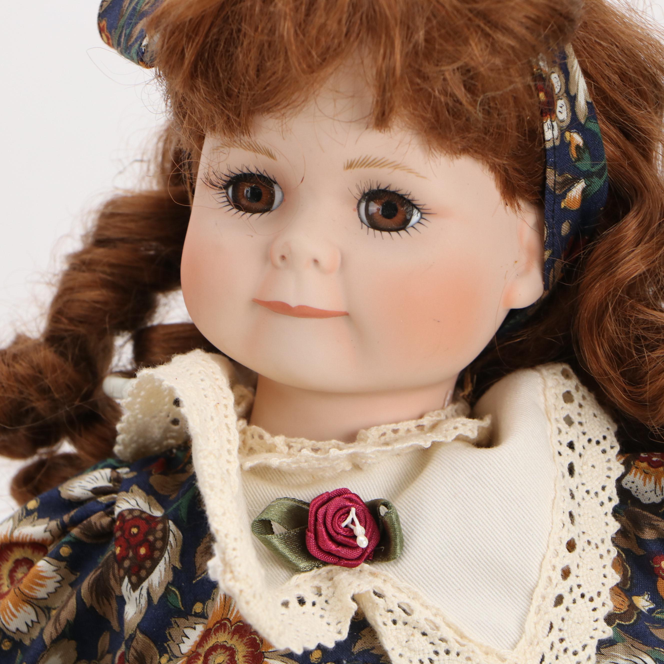 Kingstate The Doll Crafter Porcelain Doll with Brinn's and Other Dolls