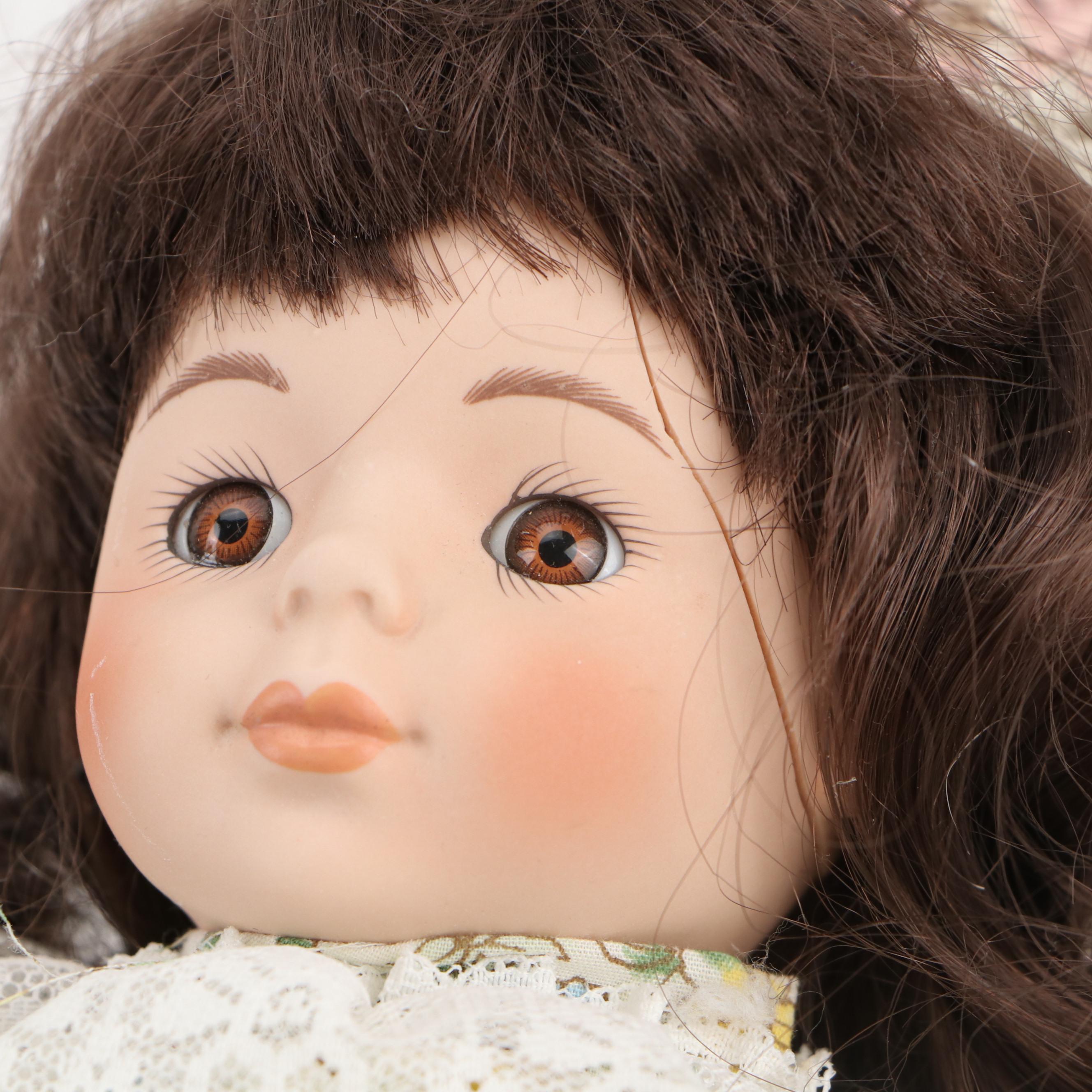 Kingstate The Doll Crafter Porcelain Doll with Brinn's and Other Dolls