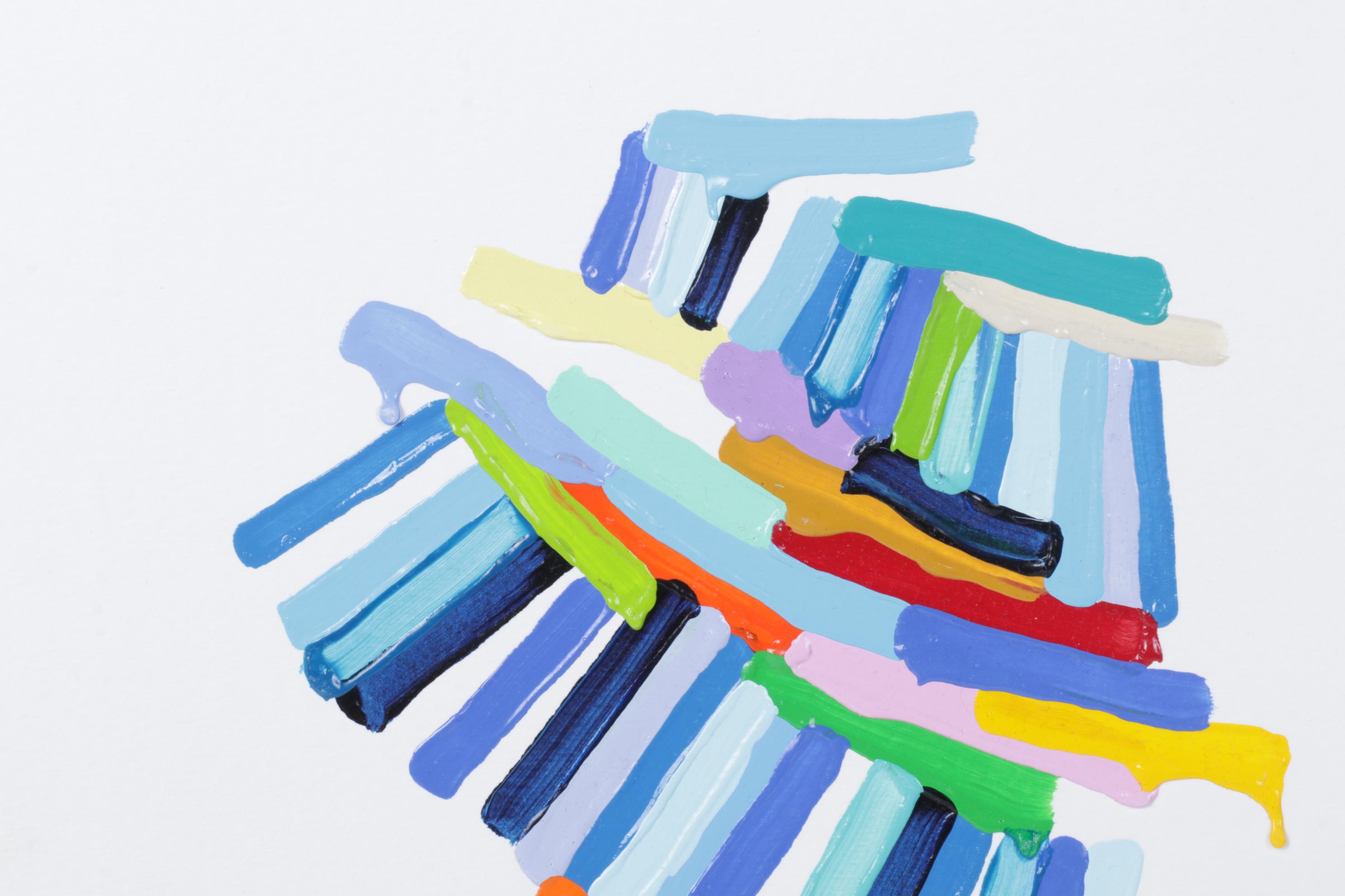 Martina Nehrling "Patois" Acrylic Painting on Cardstock, 2013