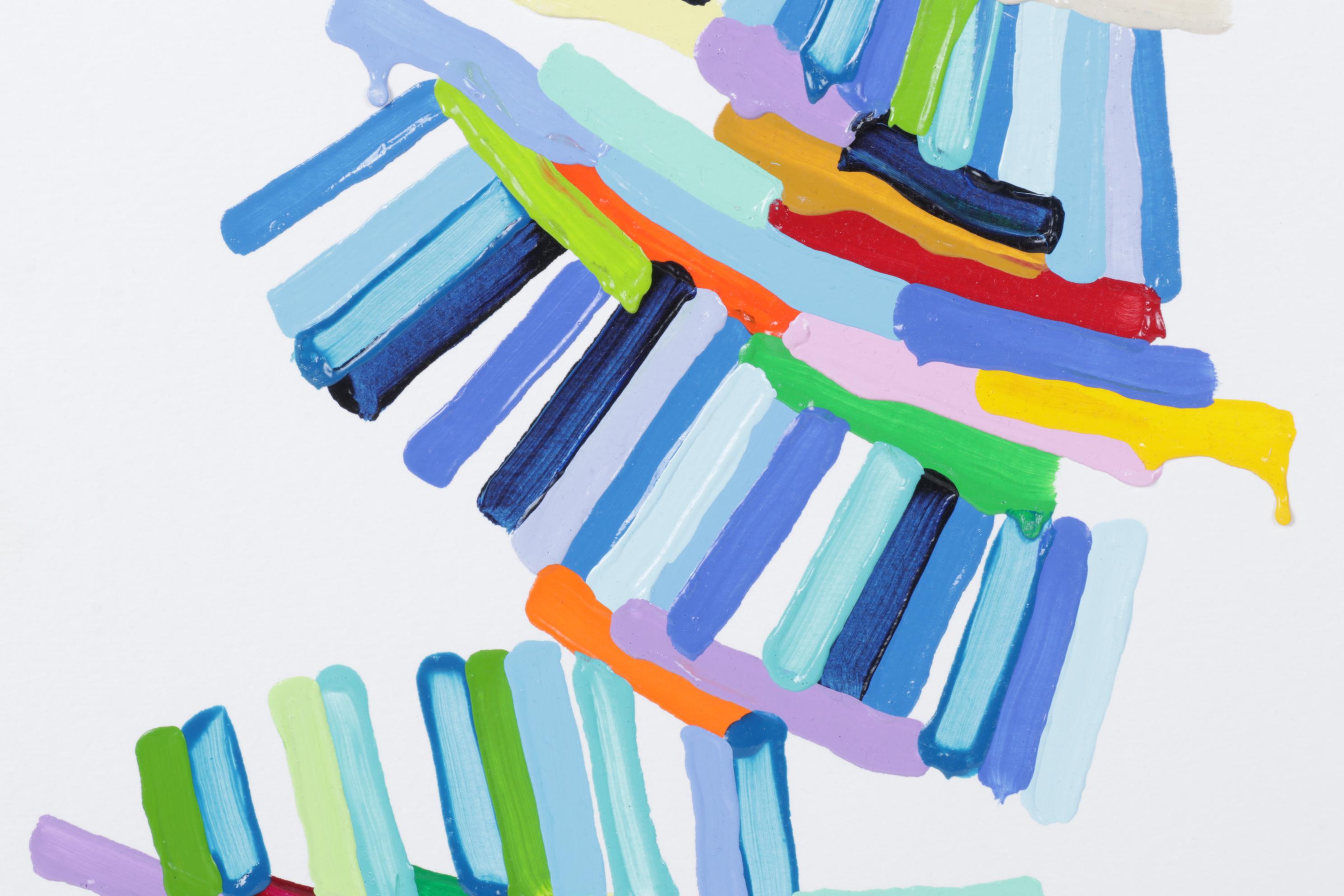 Martina Nehrling "Patois" Acrylic Painting on Cardstock, 2013