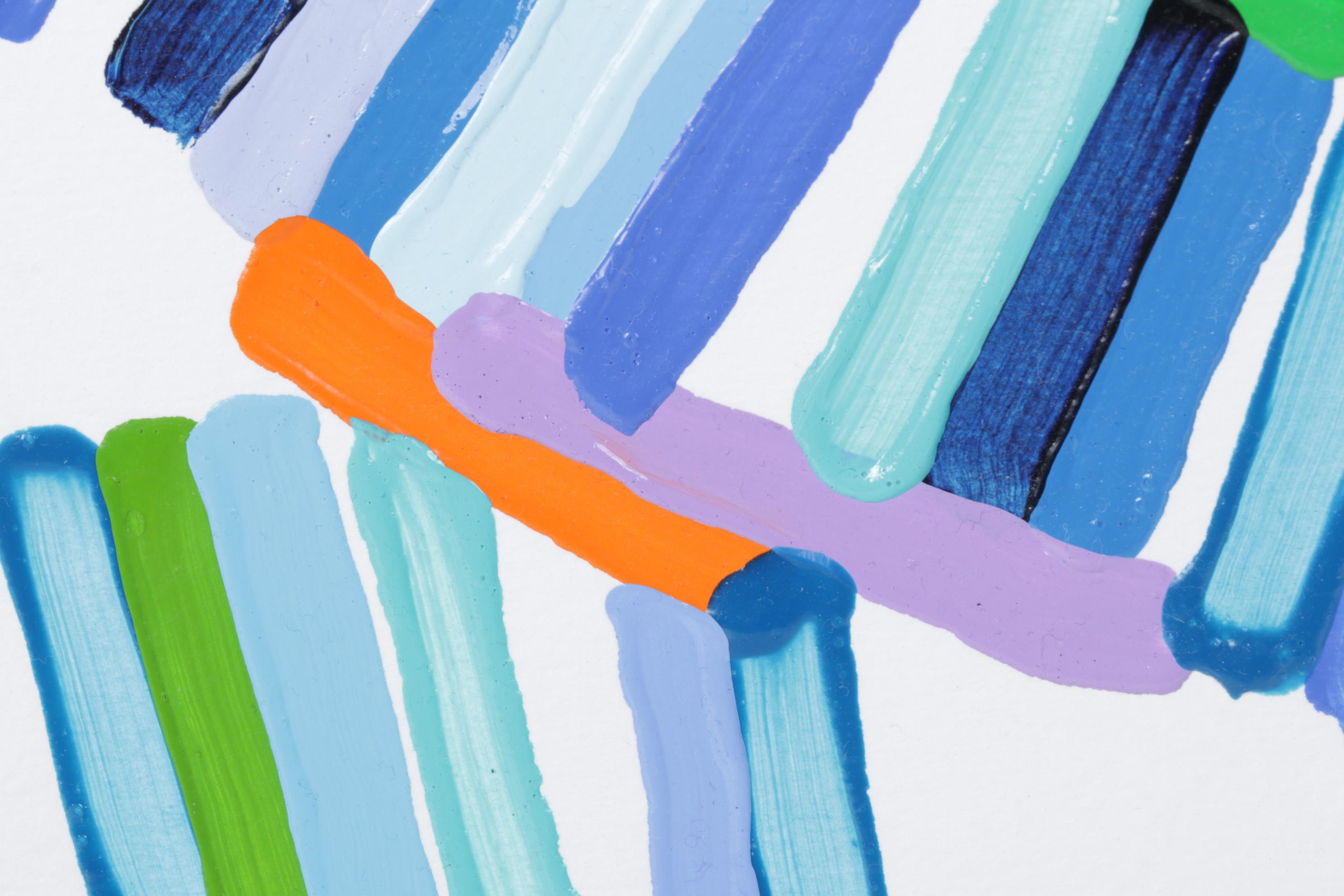 Martina Nehrling "Patois" Acrylic Painting on Cardstock, 2013