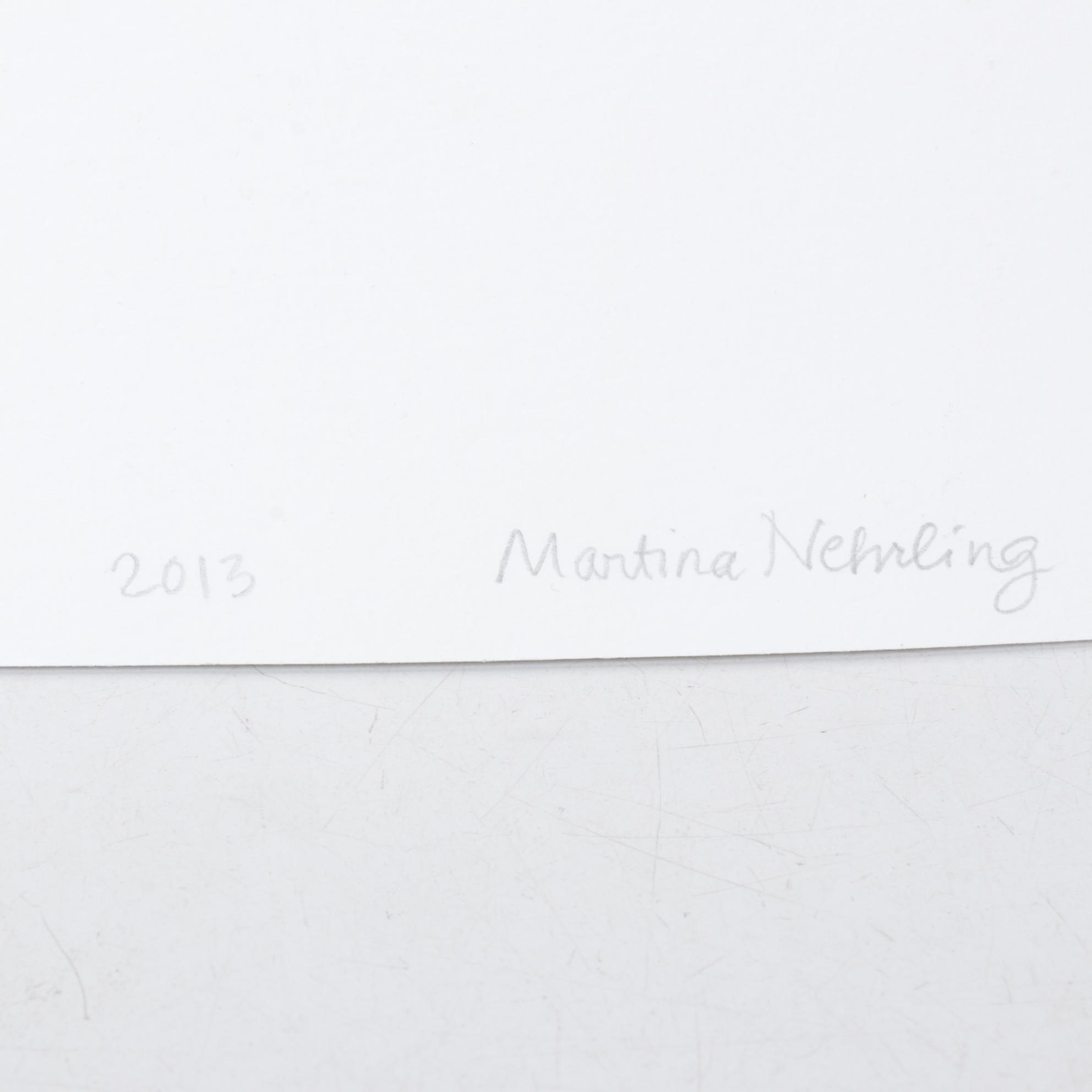 Martina Nehrling "Patois" Acrylic Painting on Cardstock, 2013