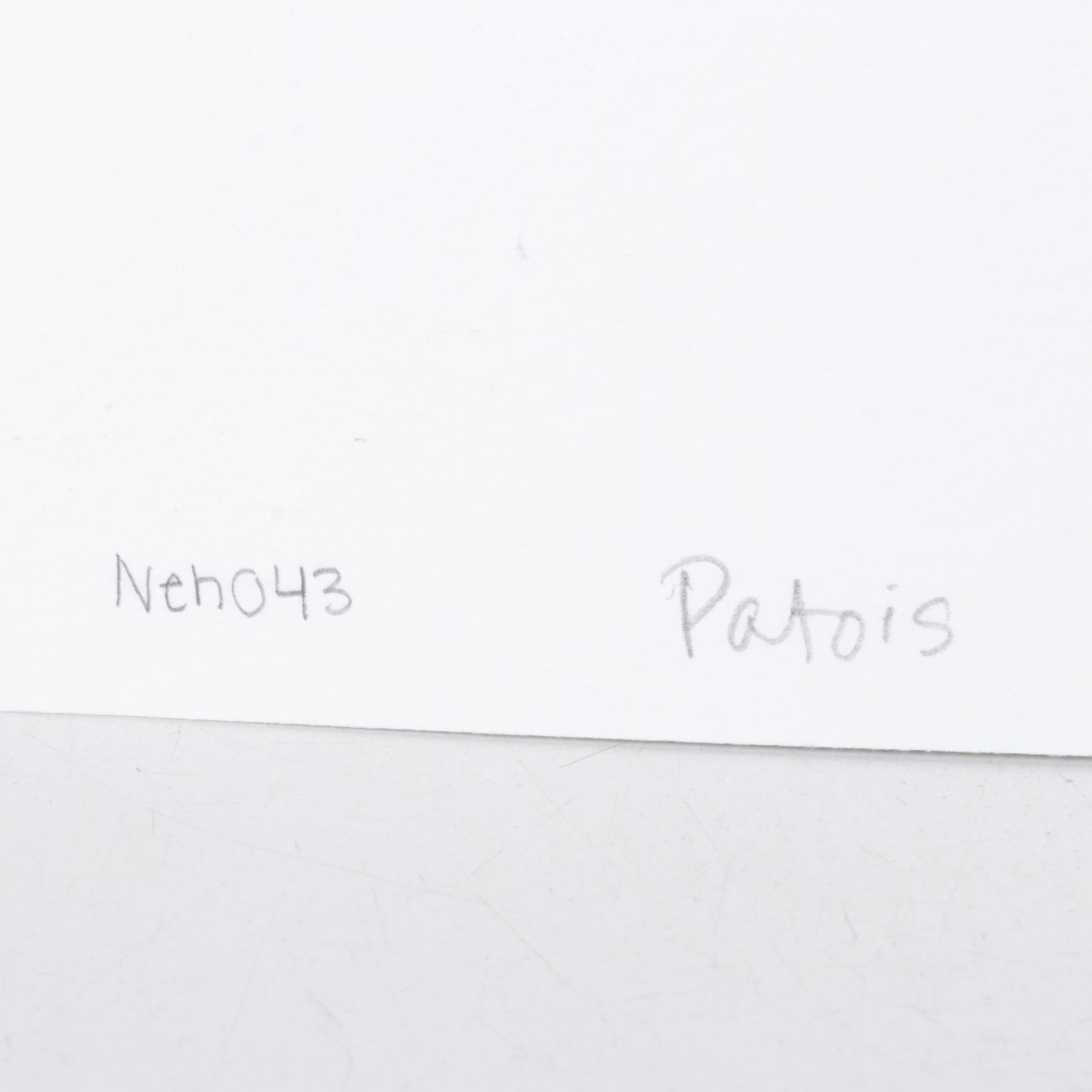 Martina Nehrling "Patois" Acrylic Painting on Cardstock, 2013