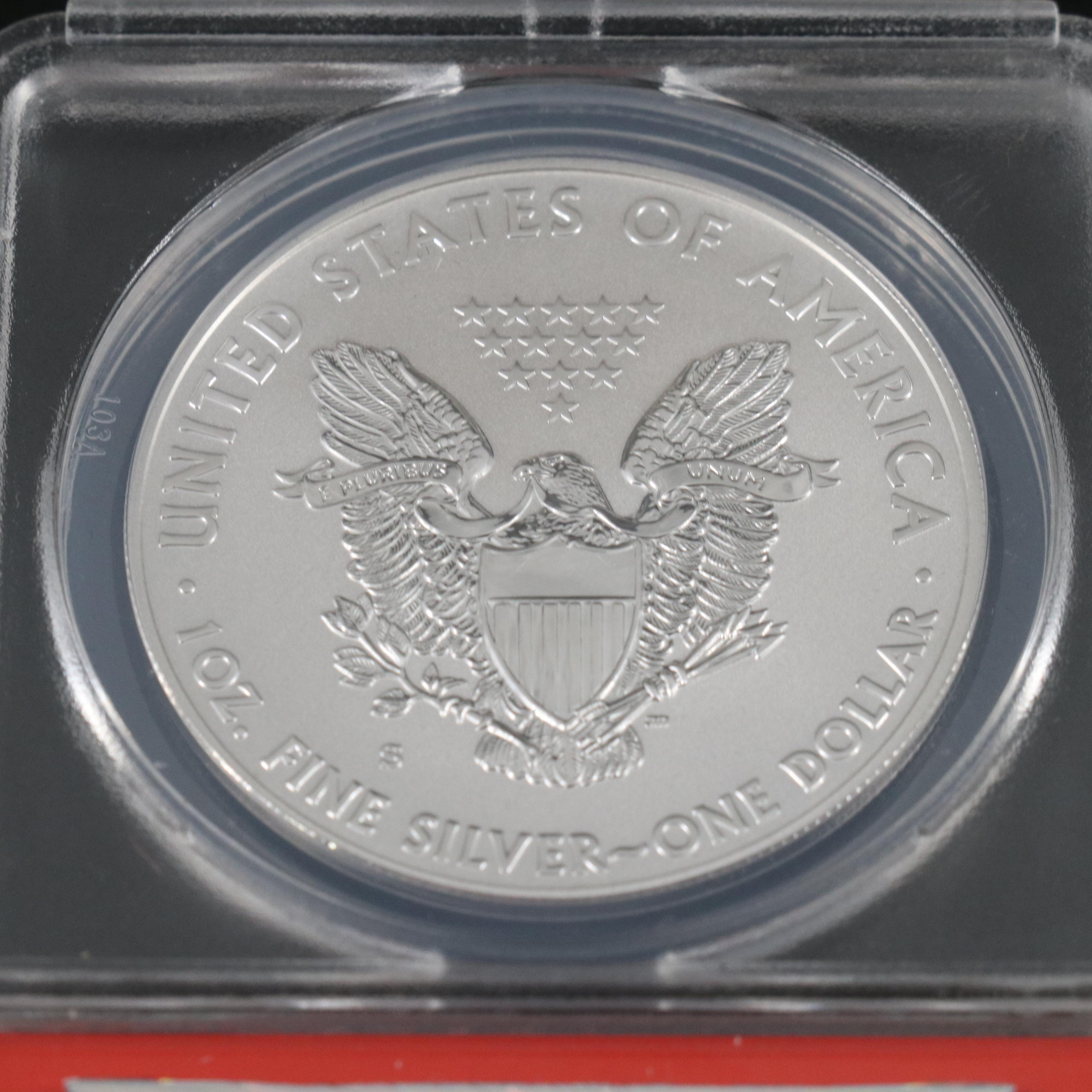 ANACS PR 70 Set of 2012-S American Eagle Proof and Reverse Proof Silver Eagles