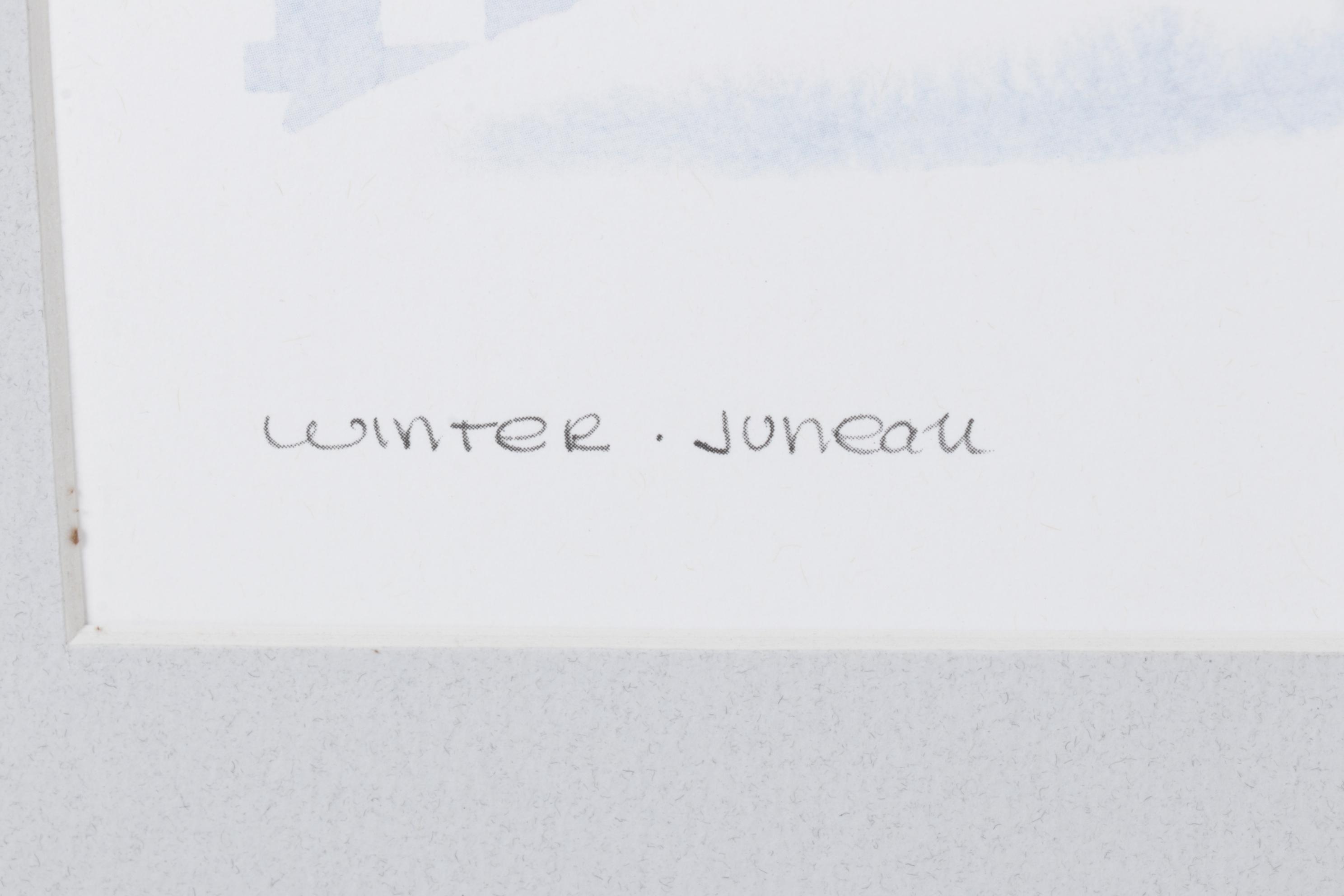 Rie Muñoz Offset Lithograph "Church is Out" and "Winter", Late 20th C.