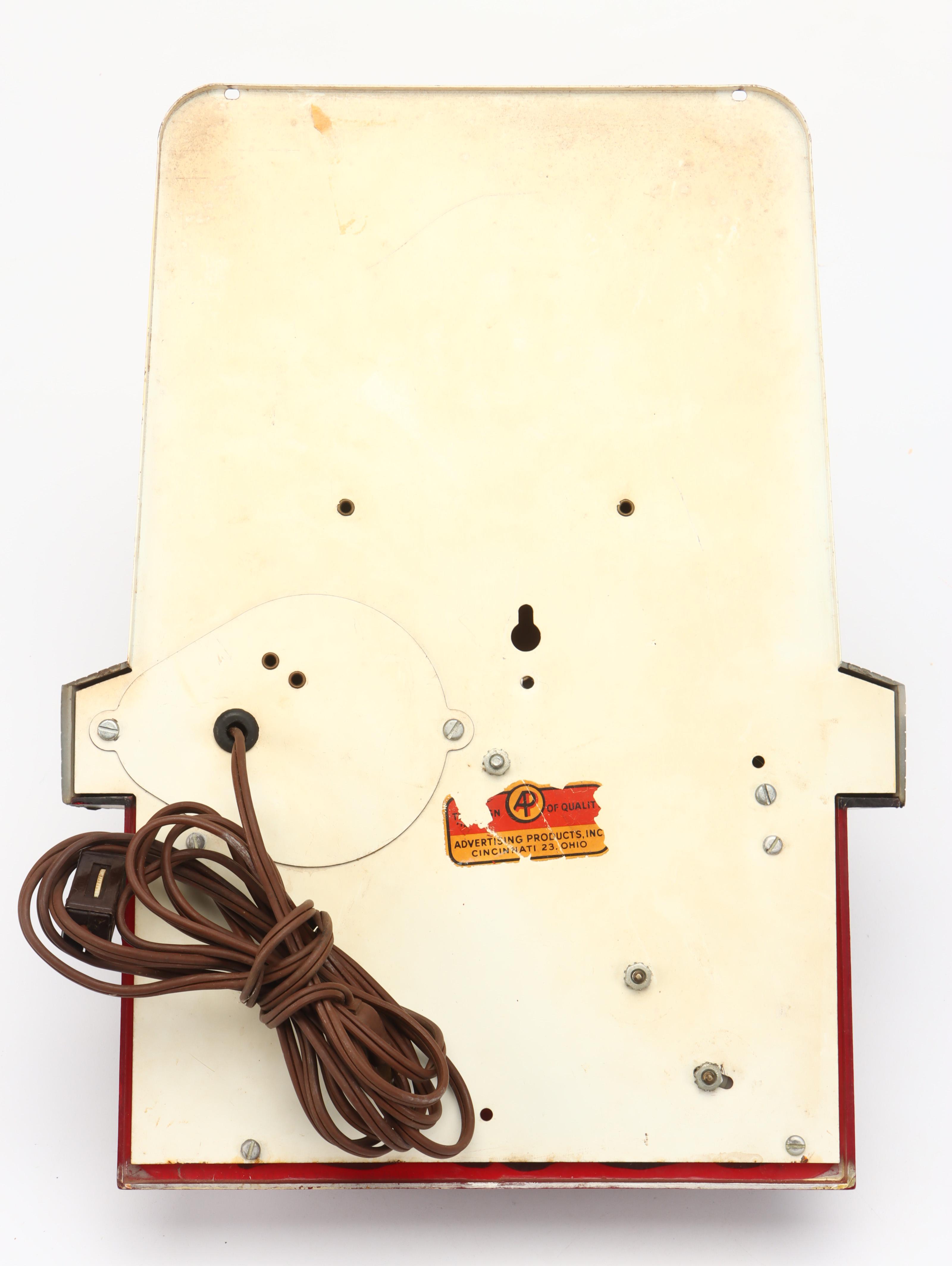 Stroh's Beer Illuminated Advertising Wall Sign