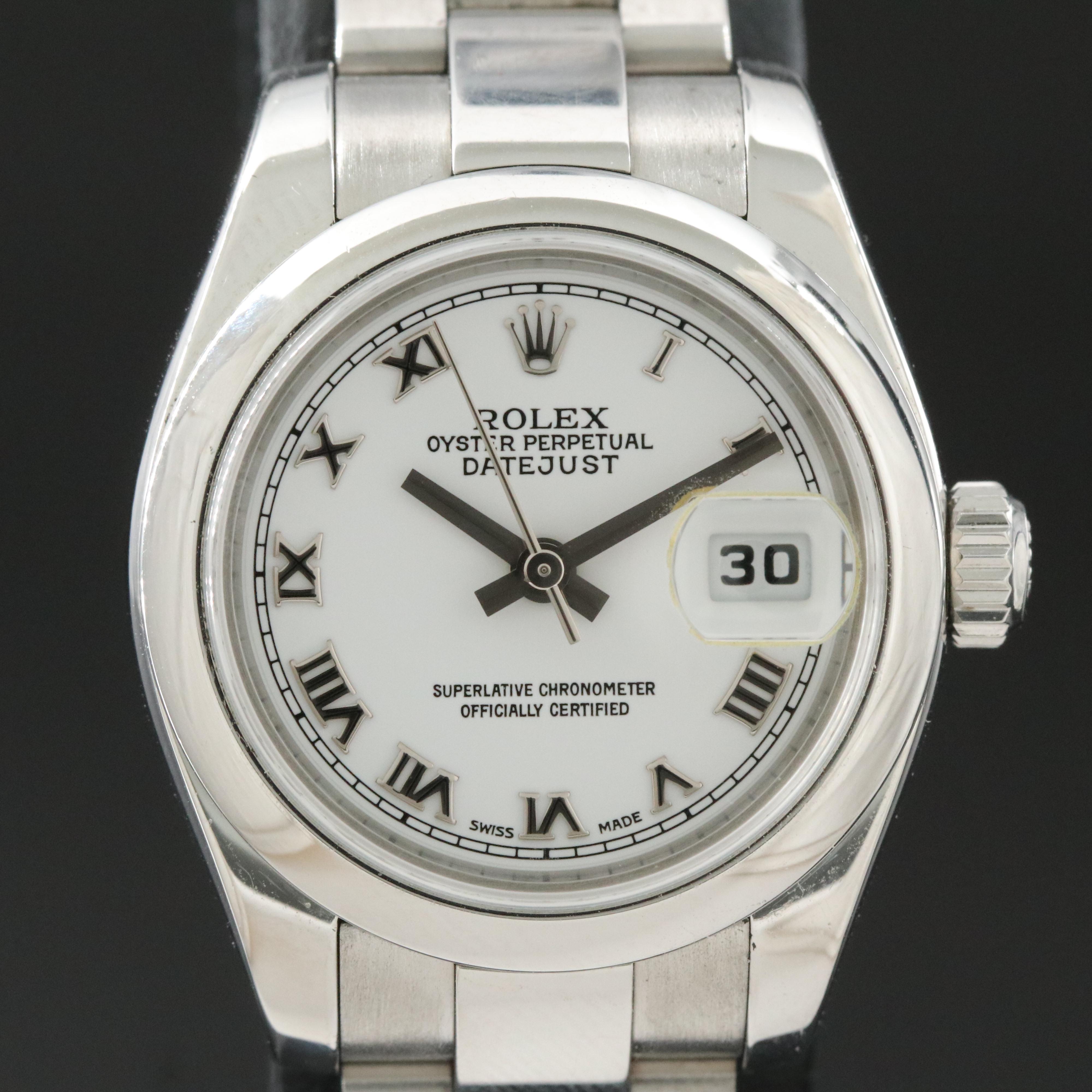 Rolex Datejust 179160 White Dial 26mm Steel Automatic Watch
