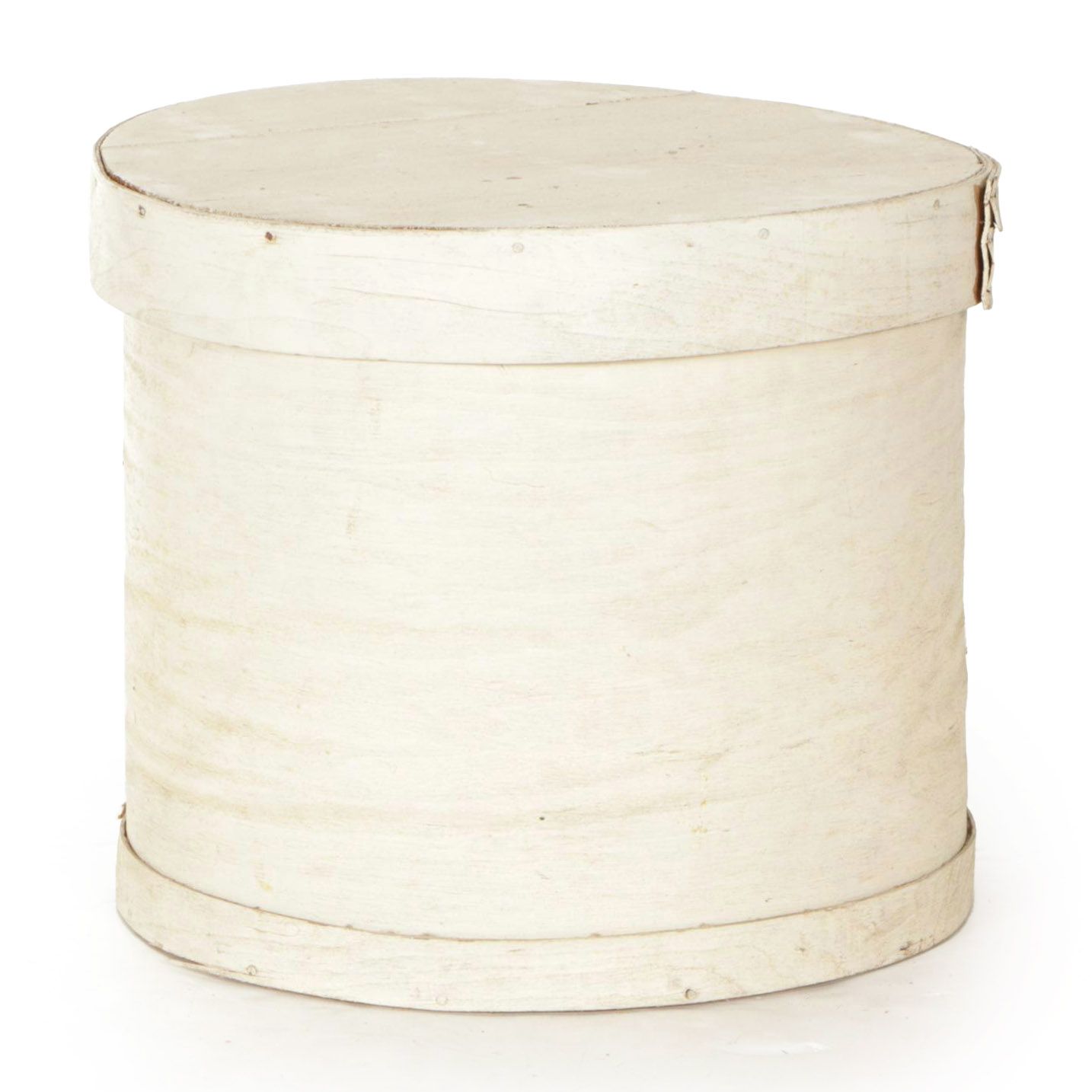 Round Wooden Longhorn American Cheese Box