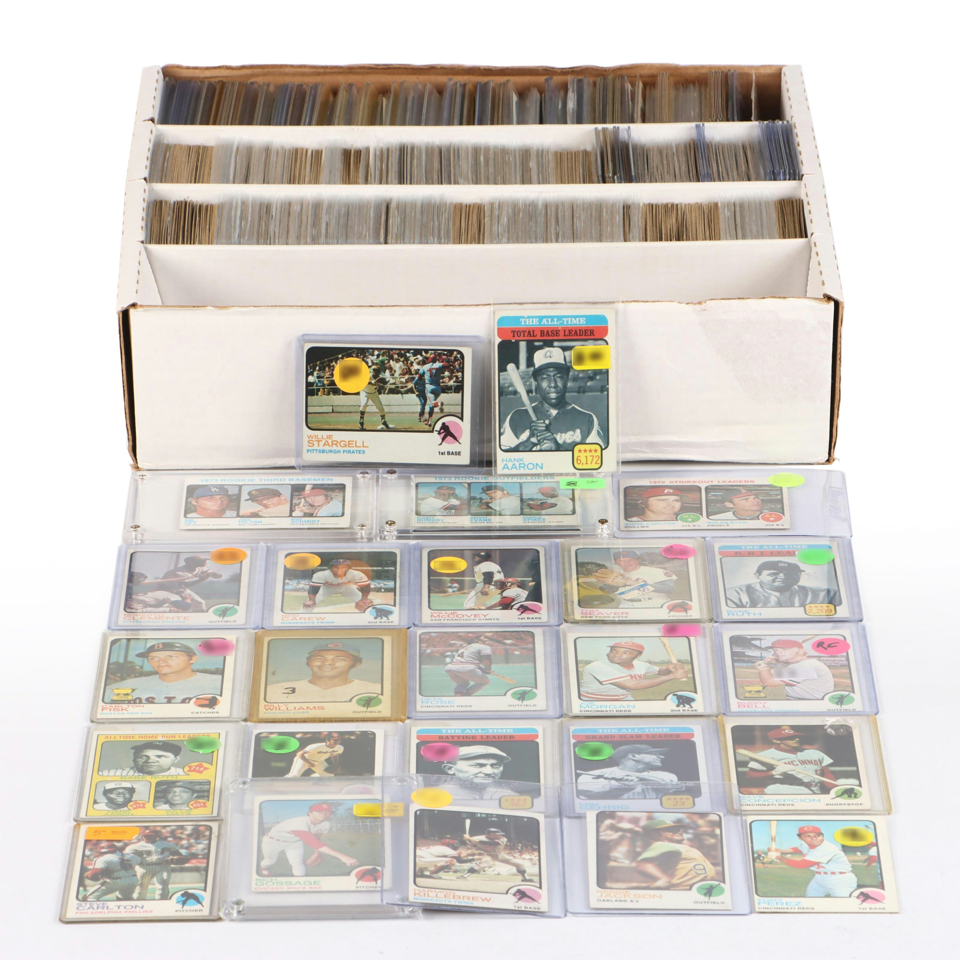 1973 Topps Baseball Cards Featuring Mike Schmidt Rookie and More