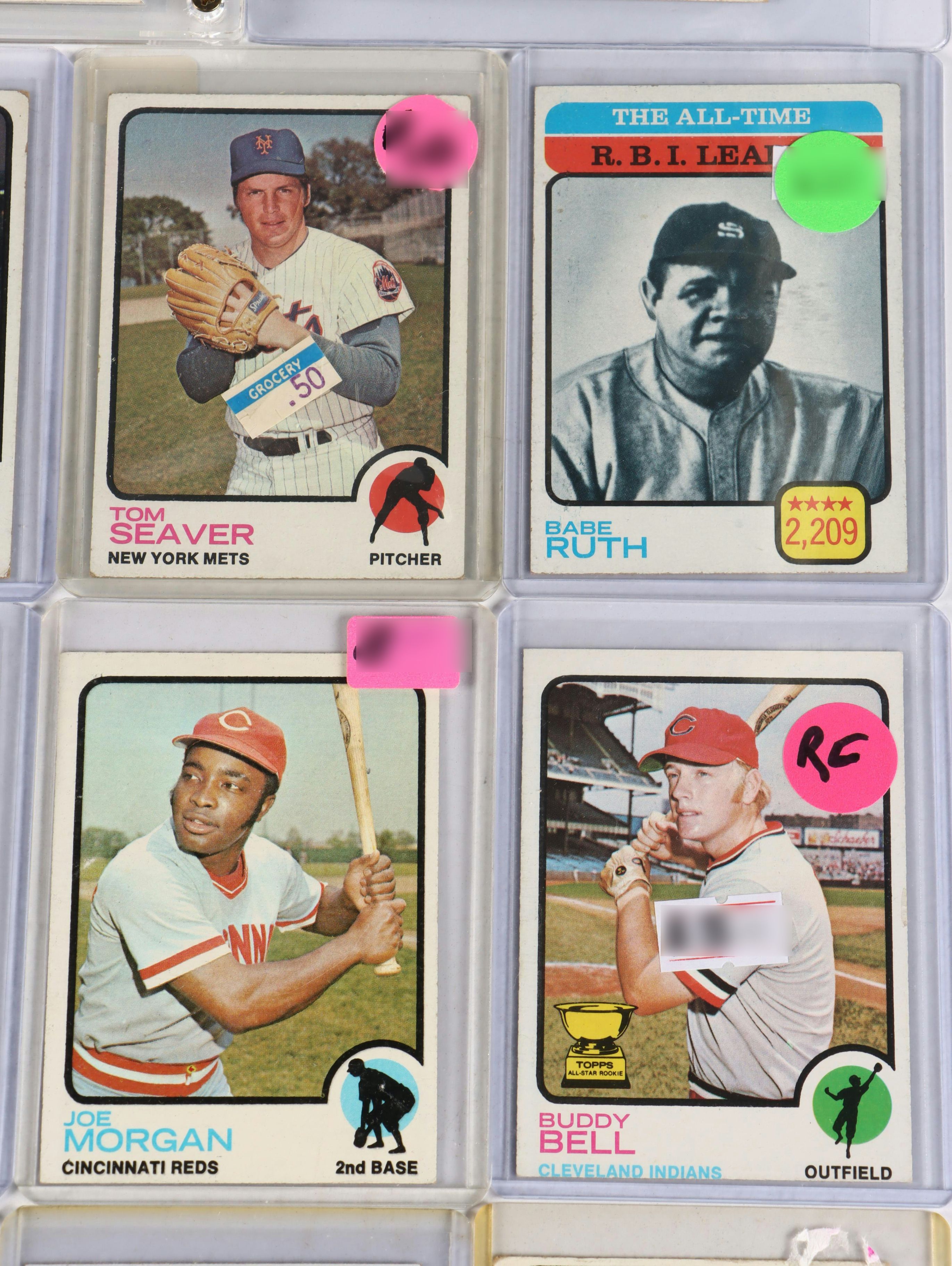 1973 Topps Baseball Cards Featuring Mike Schmidt Rookie and More