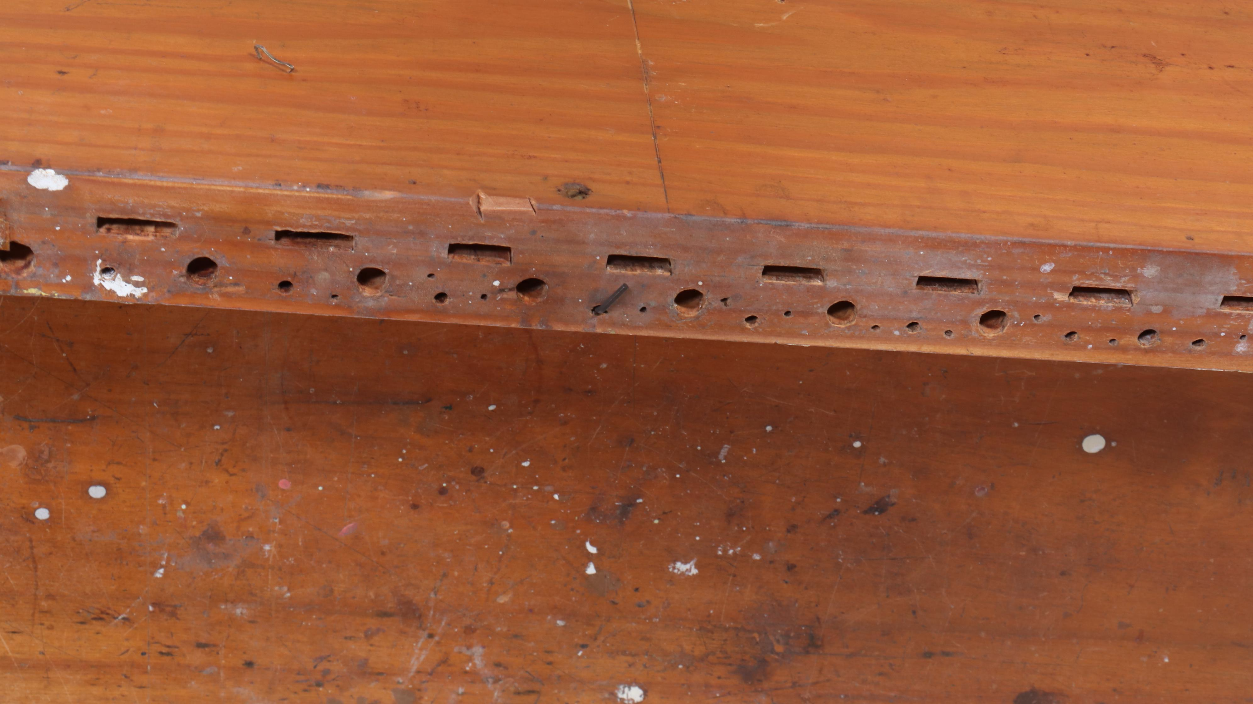 Wooden Work Bench, Mid to Late 20th Century