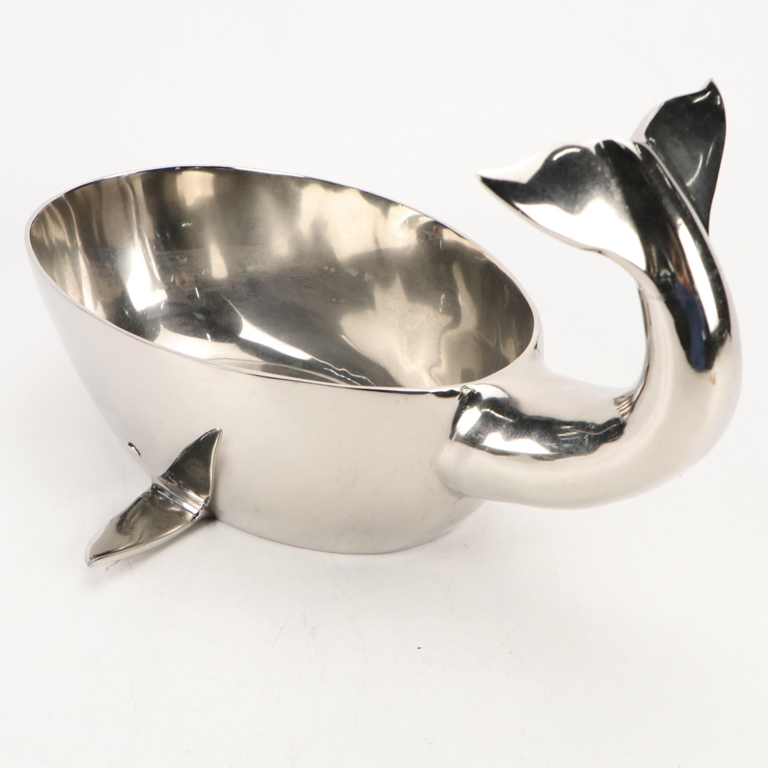 Stainless Steel Whale Champagne Bucket