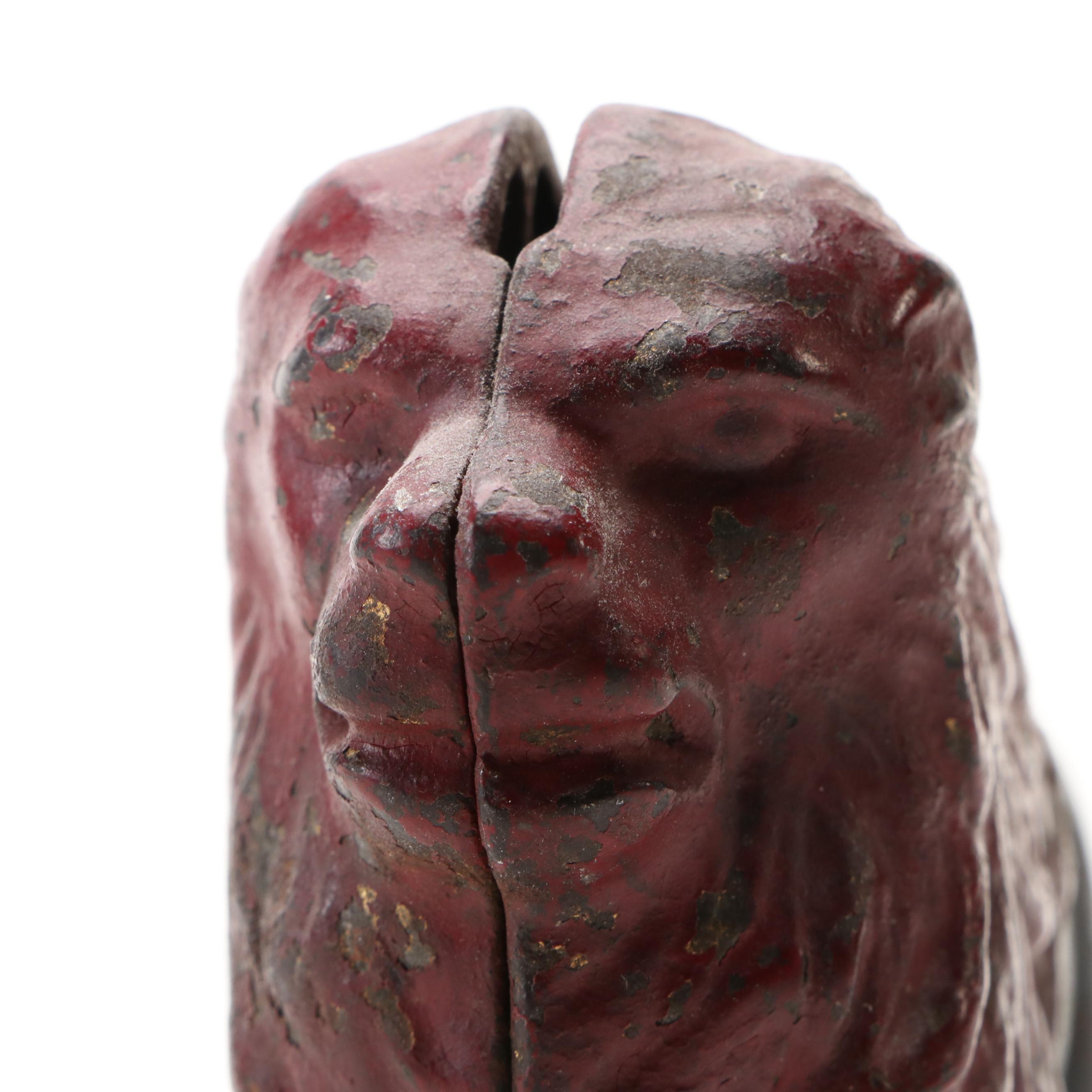 A. C. Williams Cast Iron Lion Figure Still Bank