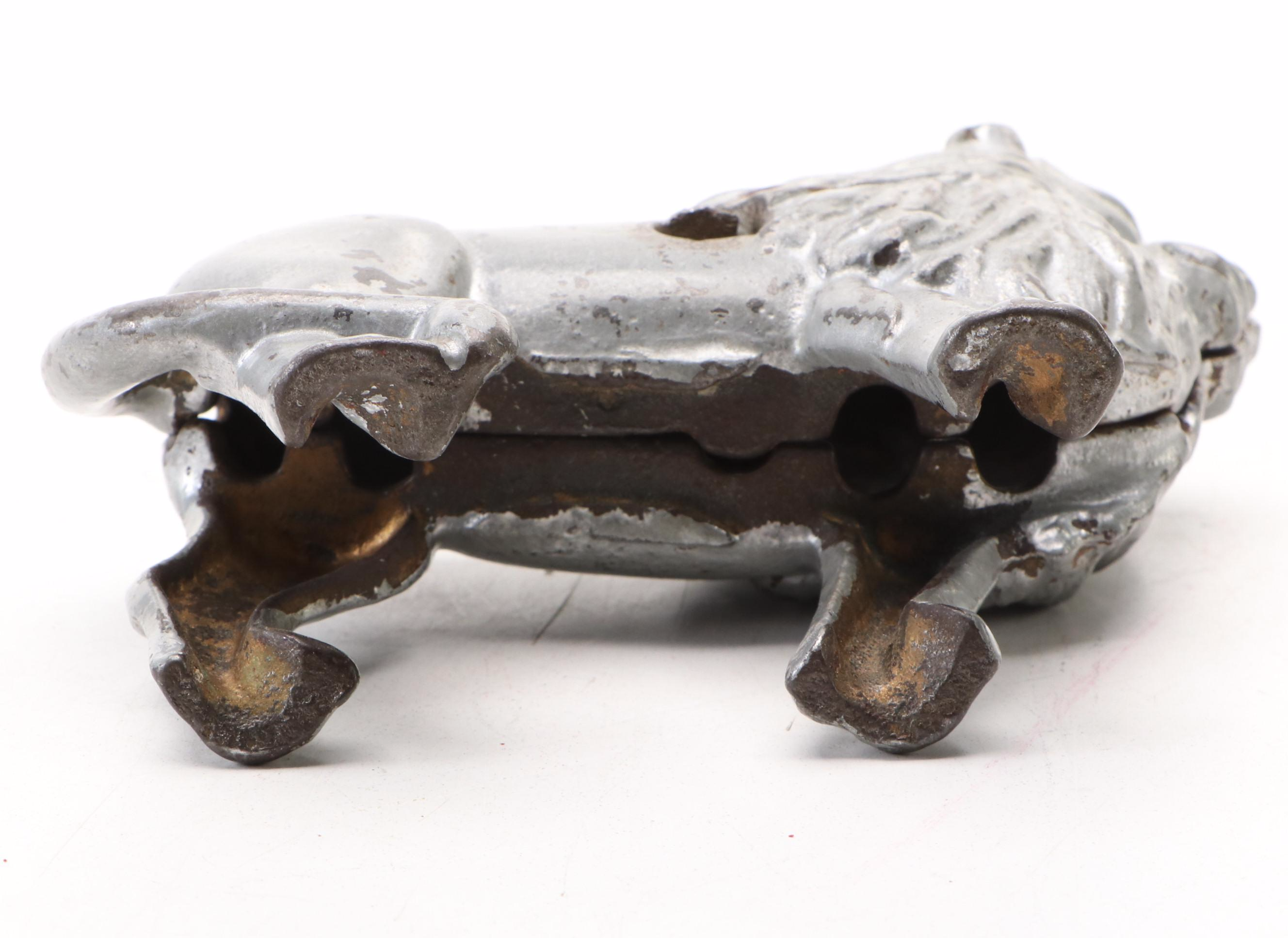 A. C. Williams Cast Iron Lion Bank, Early 20th Century