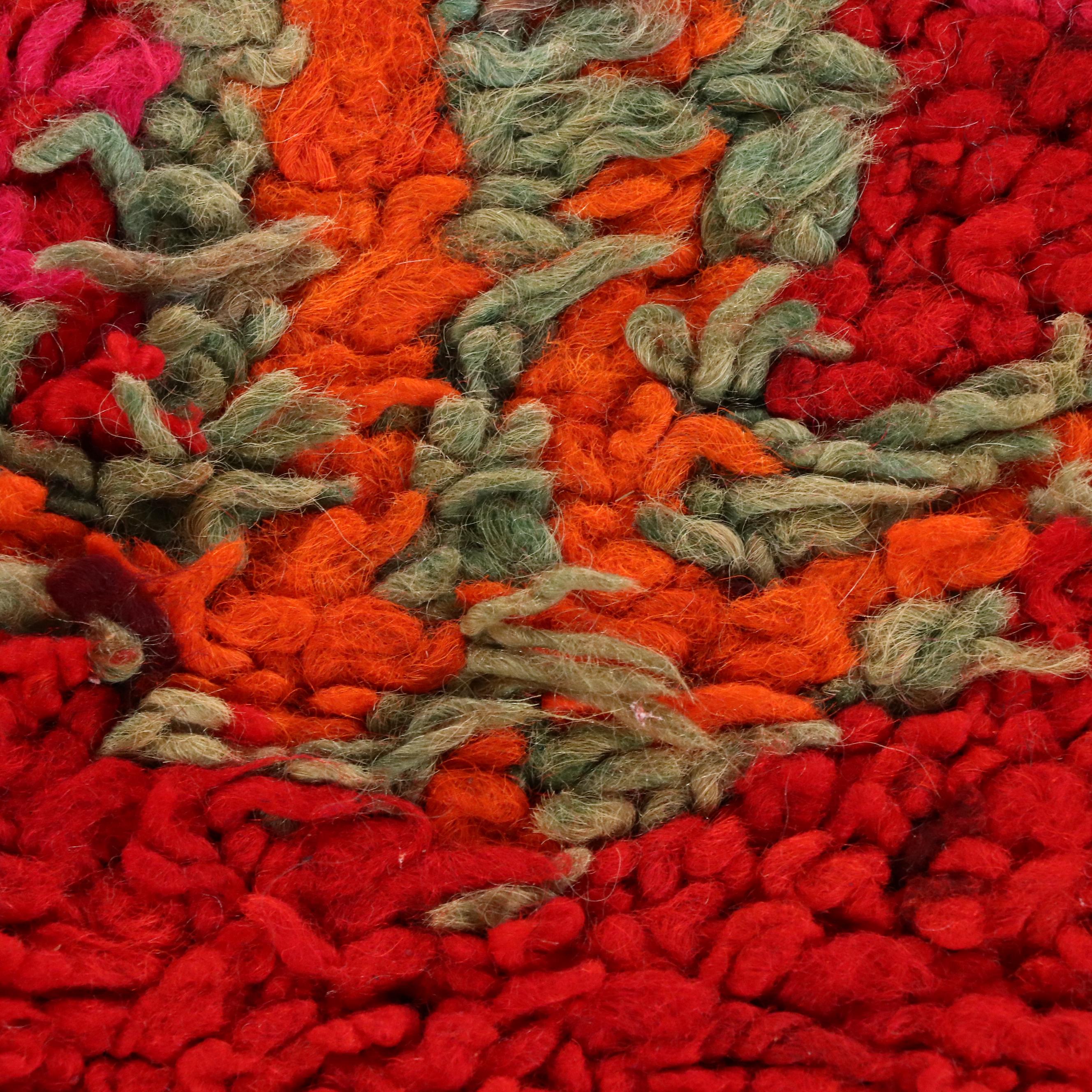 3'4 x 10'2 Hand-Knotted Moroccan Berber Carpet Runner Long Rug