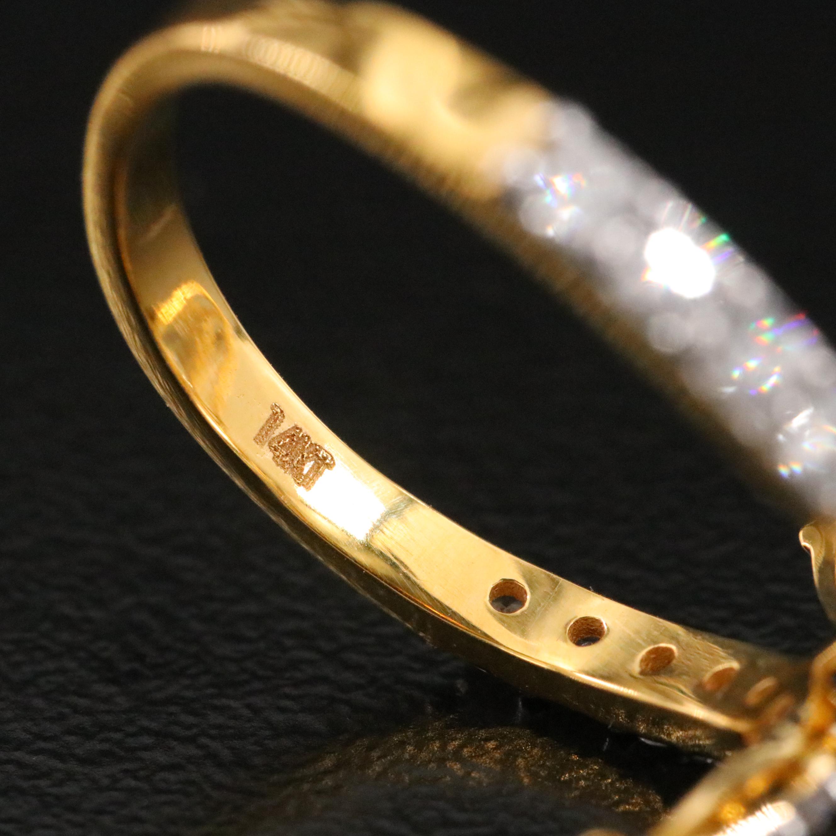 14K 3.52 CTW Lab Grown Diamond Ring with IGI Reports