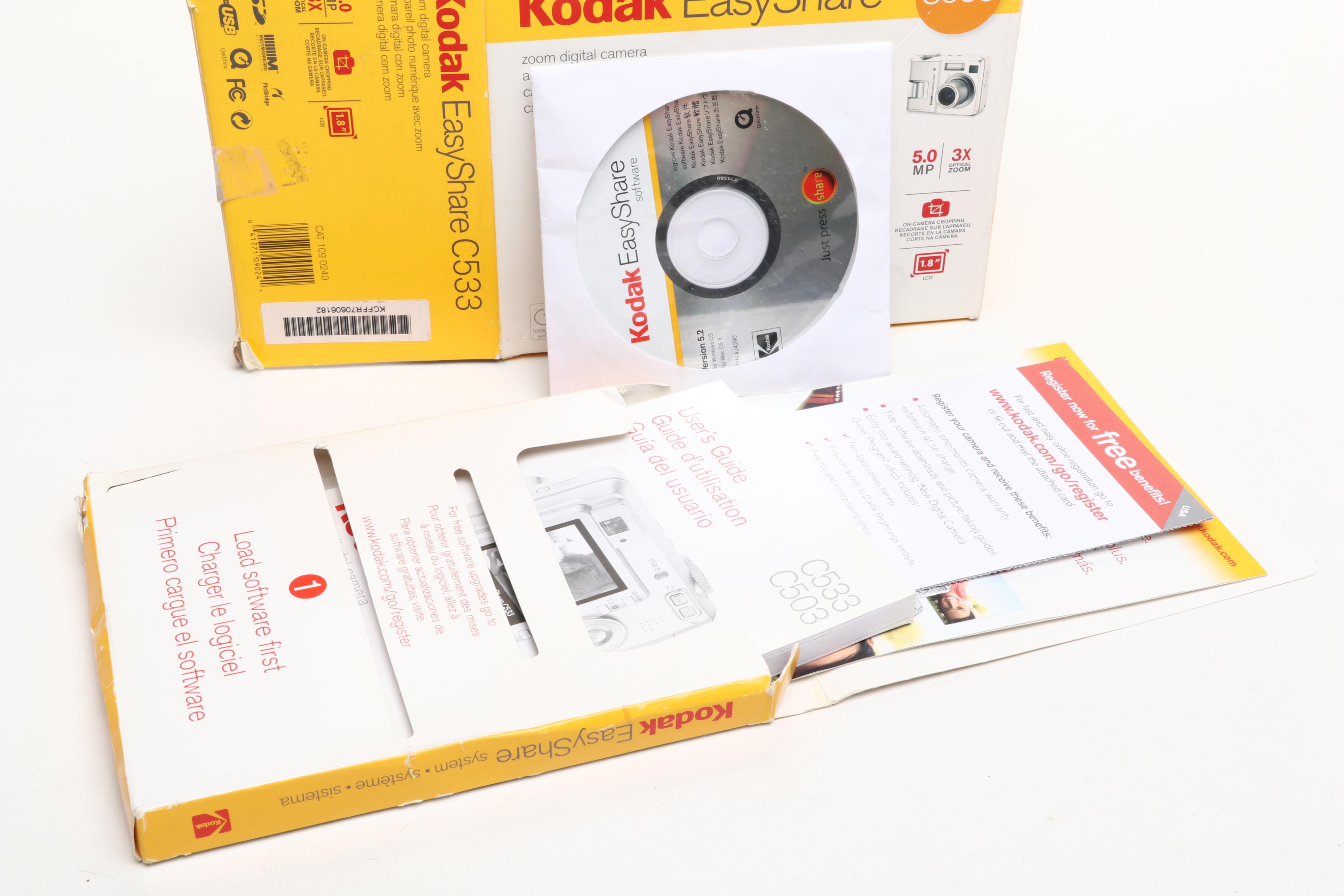 Kodak EasyShare C533 Digital Camera with Fujifilm Instax Mini Instant Film