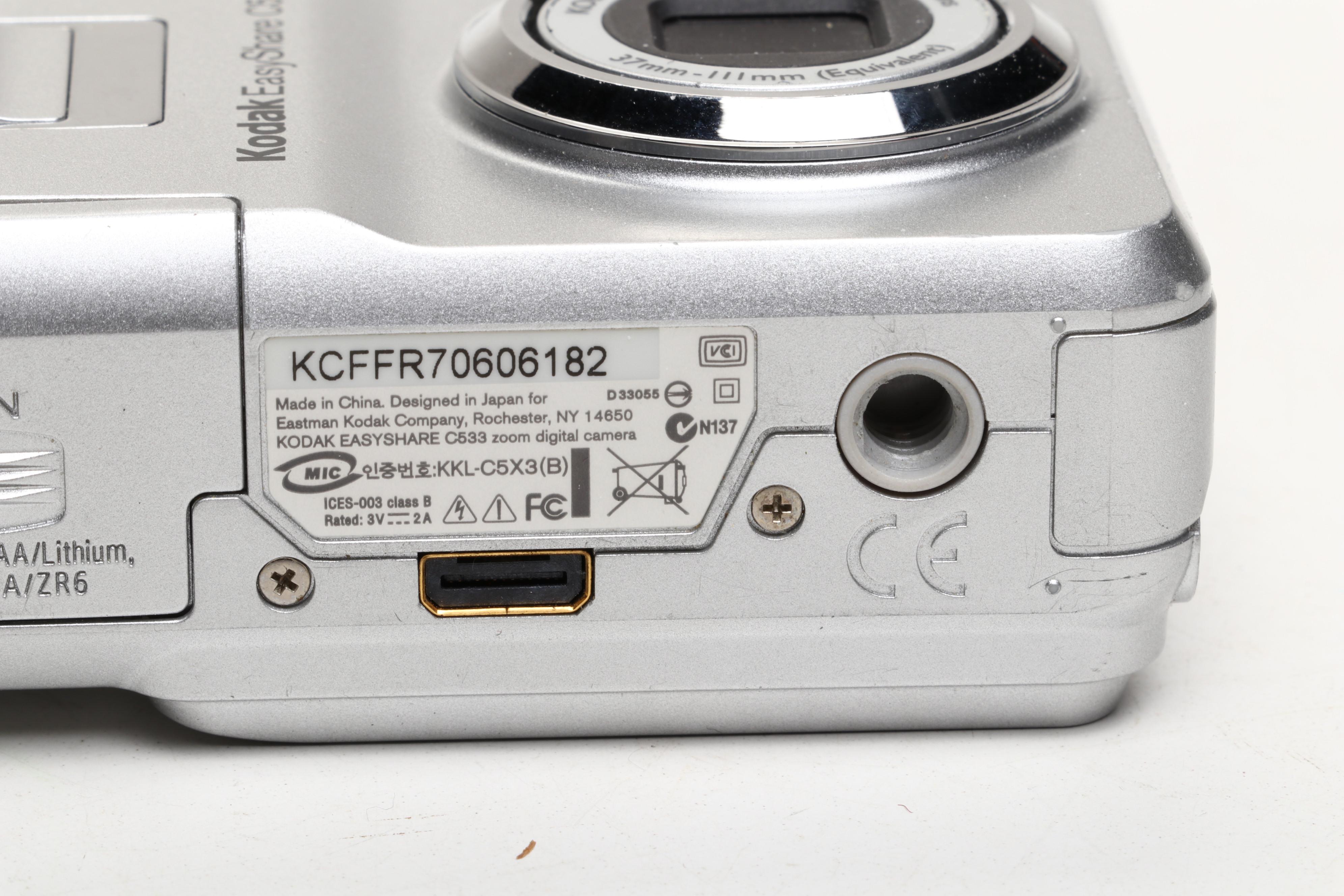 Kodak EasyShare C533 Digital Camera with Fujifilm Instax Mini Instant Film