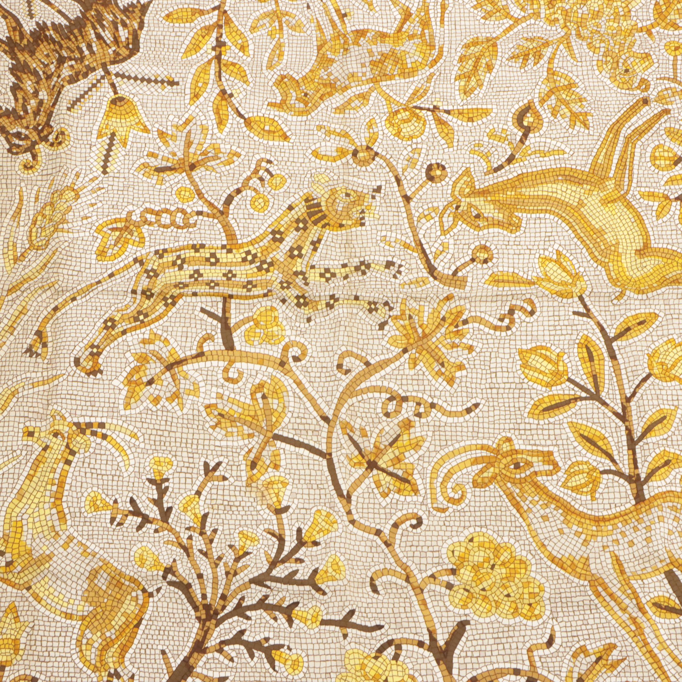 Hermès "Animal Mosaic" Scarf 90 in Silk Twill
