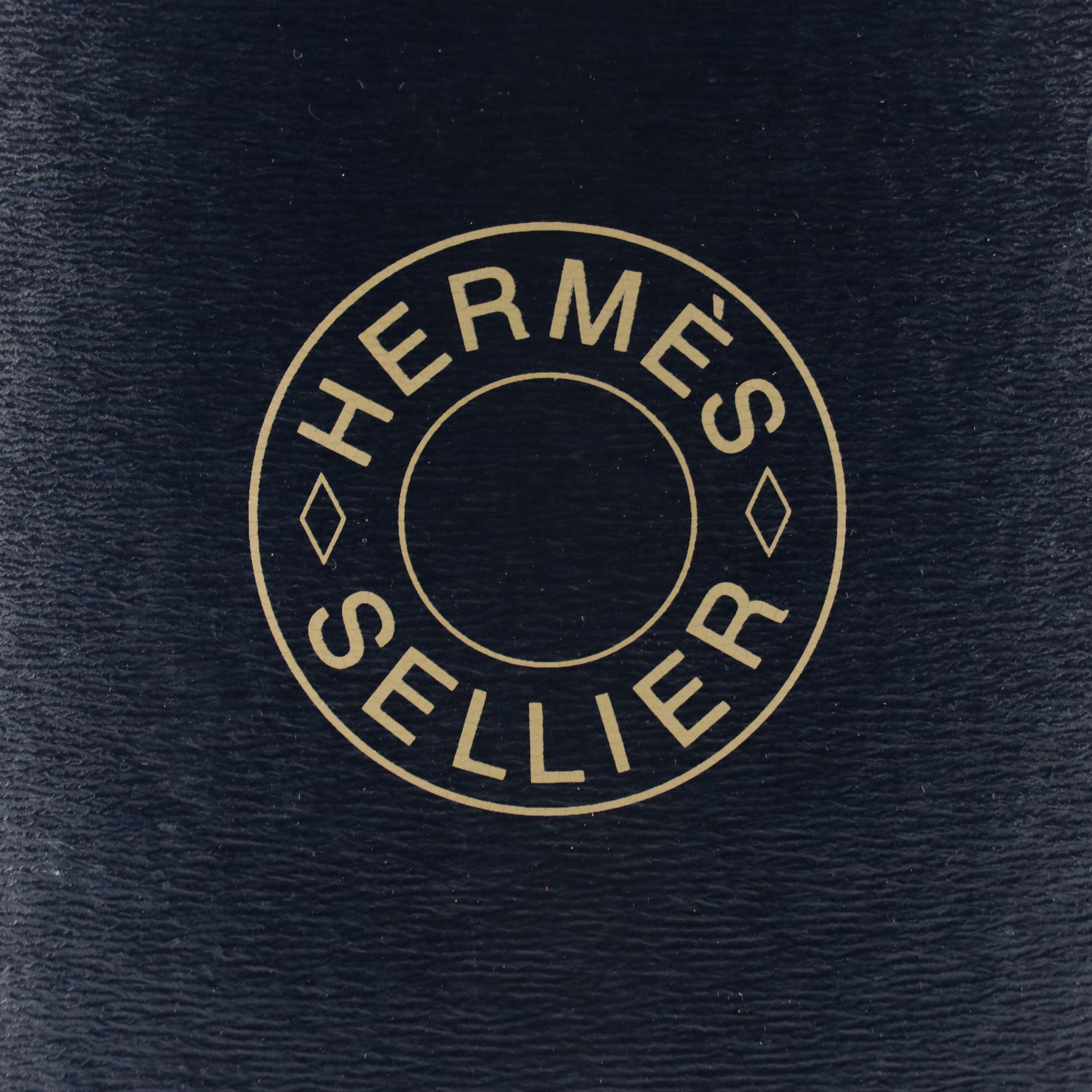 Hermès Sellier Saddle Box Storage Cylinder in Recycled Cardboard/Kraft Paper