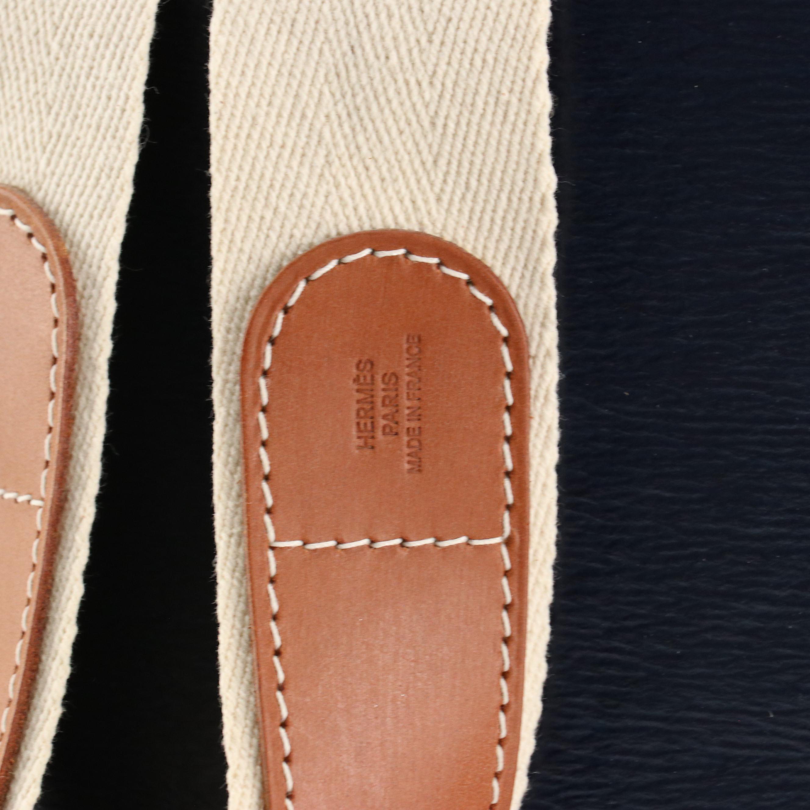 Hermès Sellier Saddle Box Storage Cylinder in Recycled Cardboard/Kraft Paper