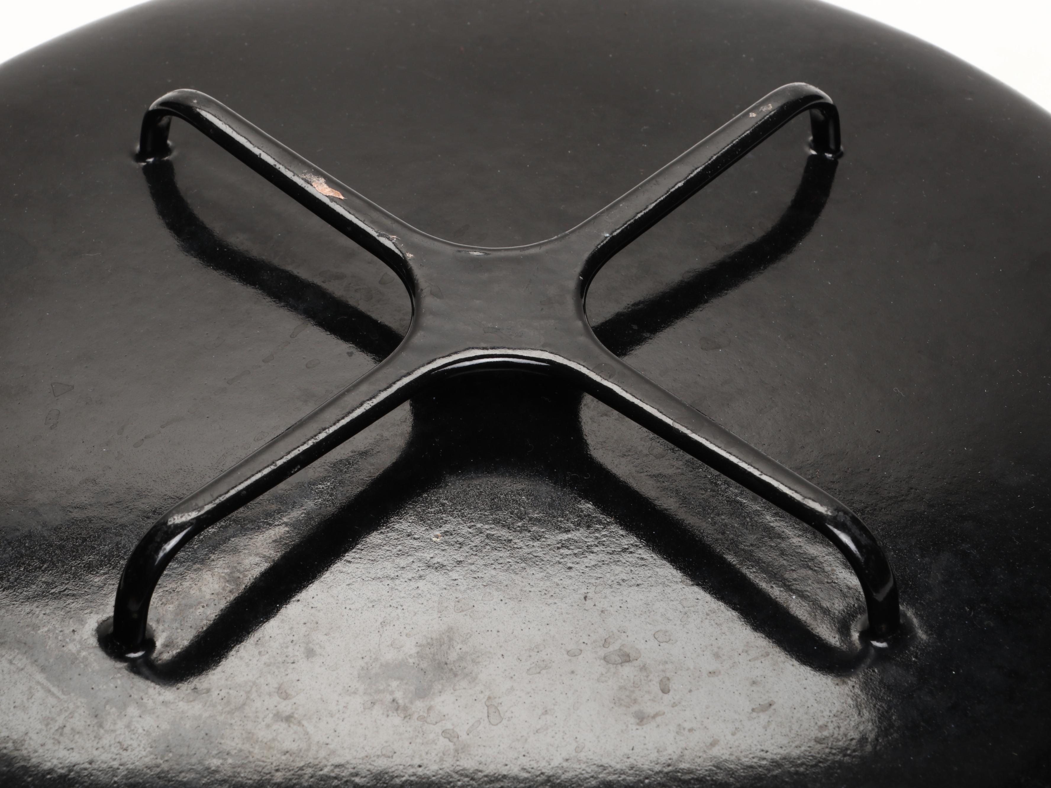 Set of Dansk Black Enamel Kobenstyle Cookware, 1970s