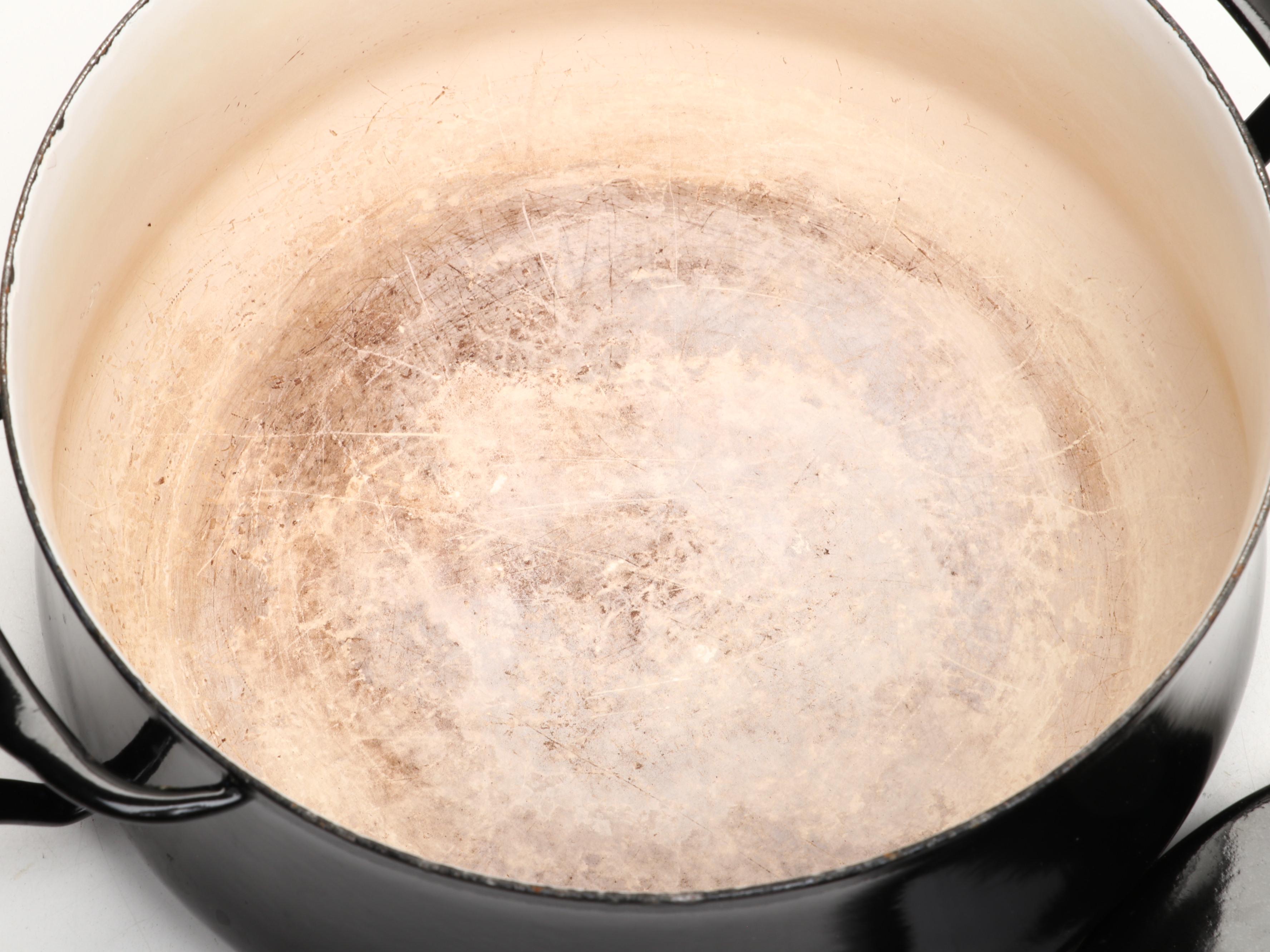 Set of Dansk Black Enamel Kobenstyle Cookware, 1970s