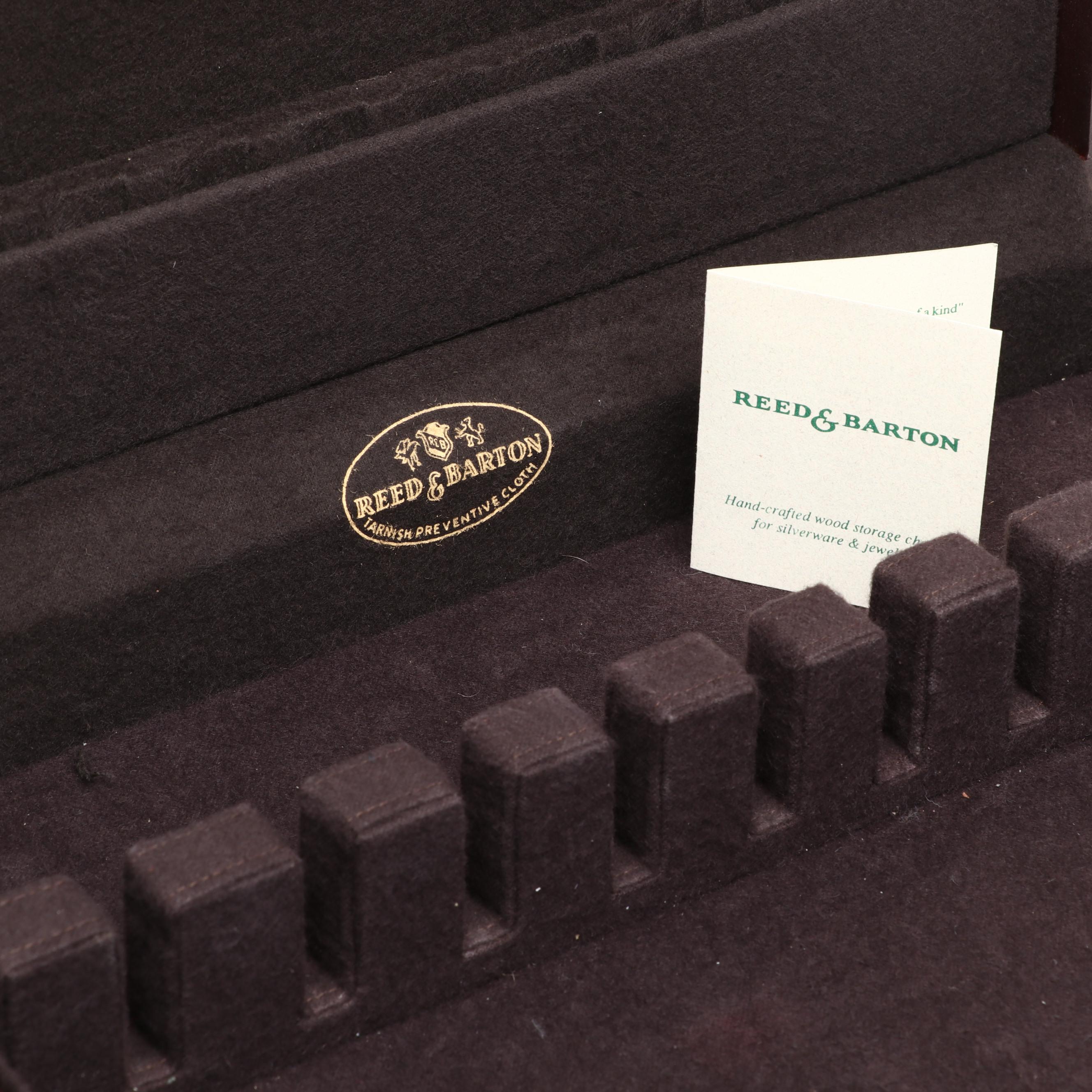 Reed & Barton Tarnish Resistant Hardwood Silverware Chest