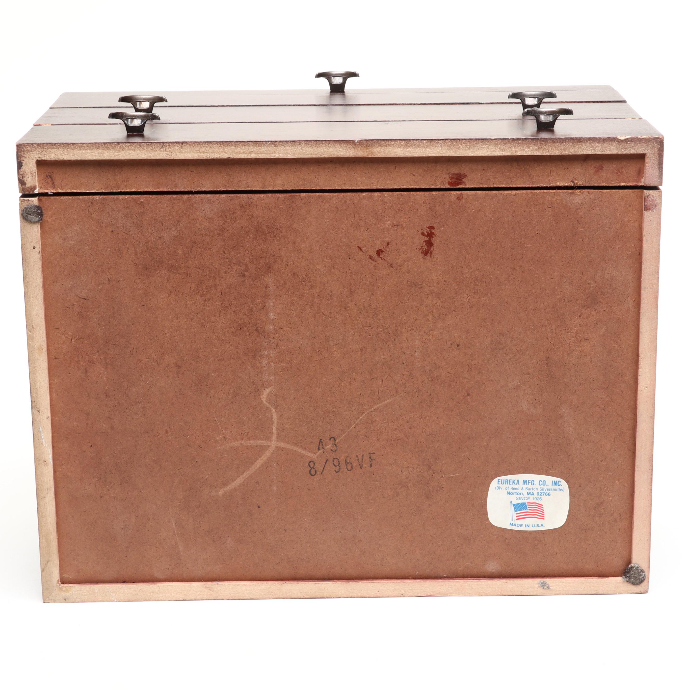 Reed & Barton Tarnish Resistant Hardwood Silverware Chest