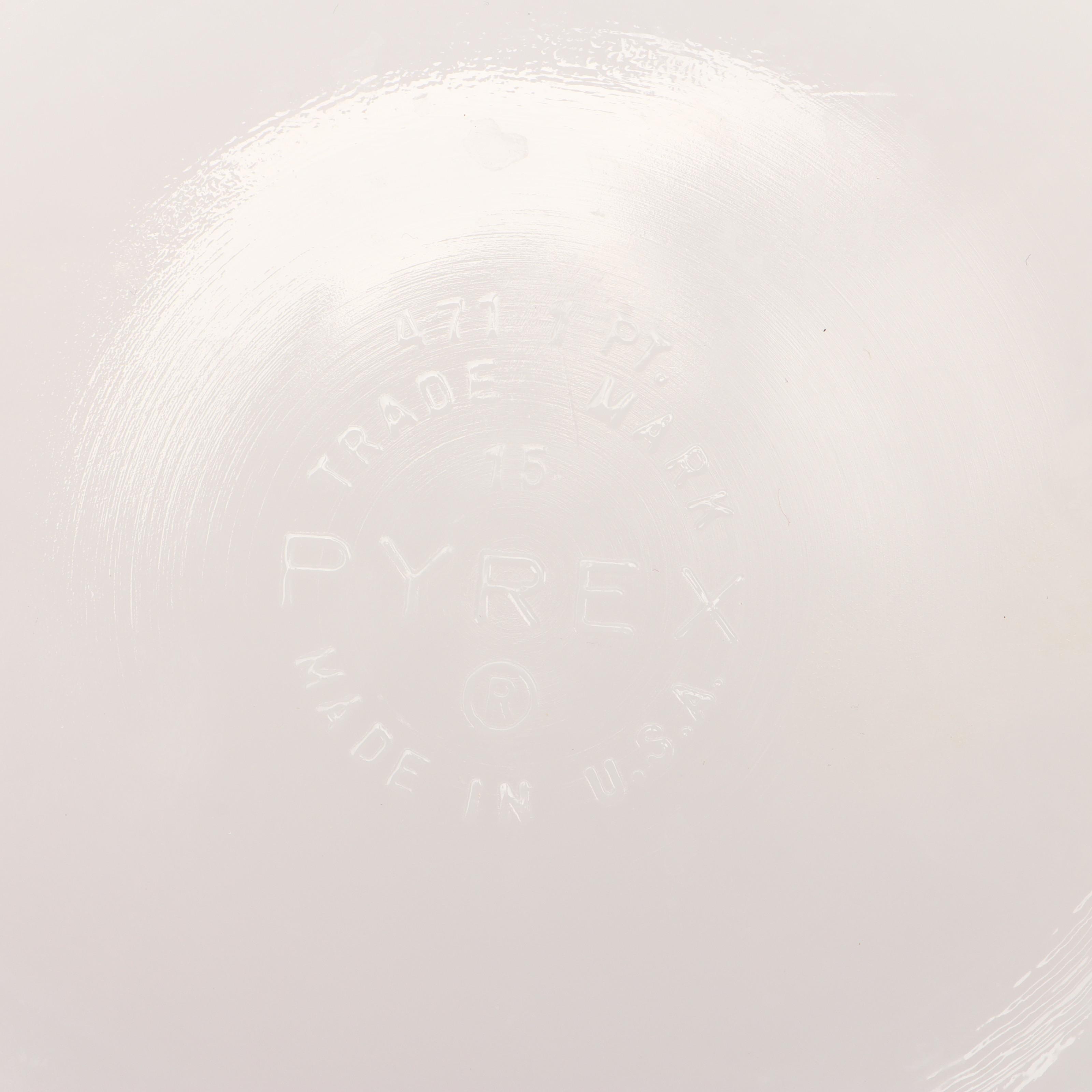 Pyrex "Gooseberry Pink" and Other Glass Bakeware, Mid-20th C.