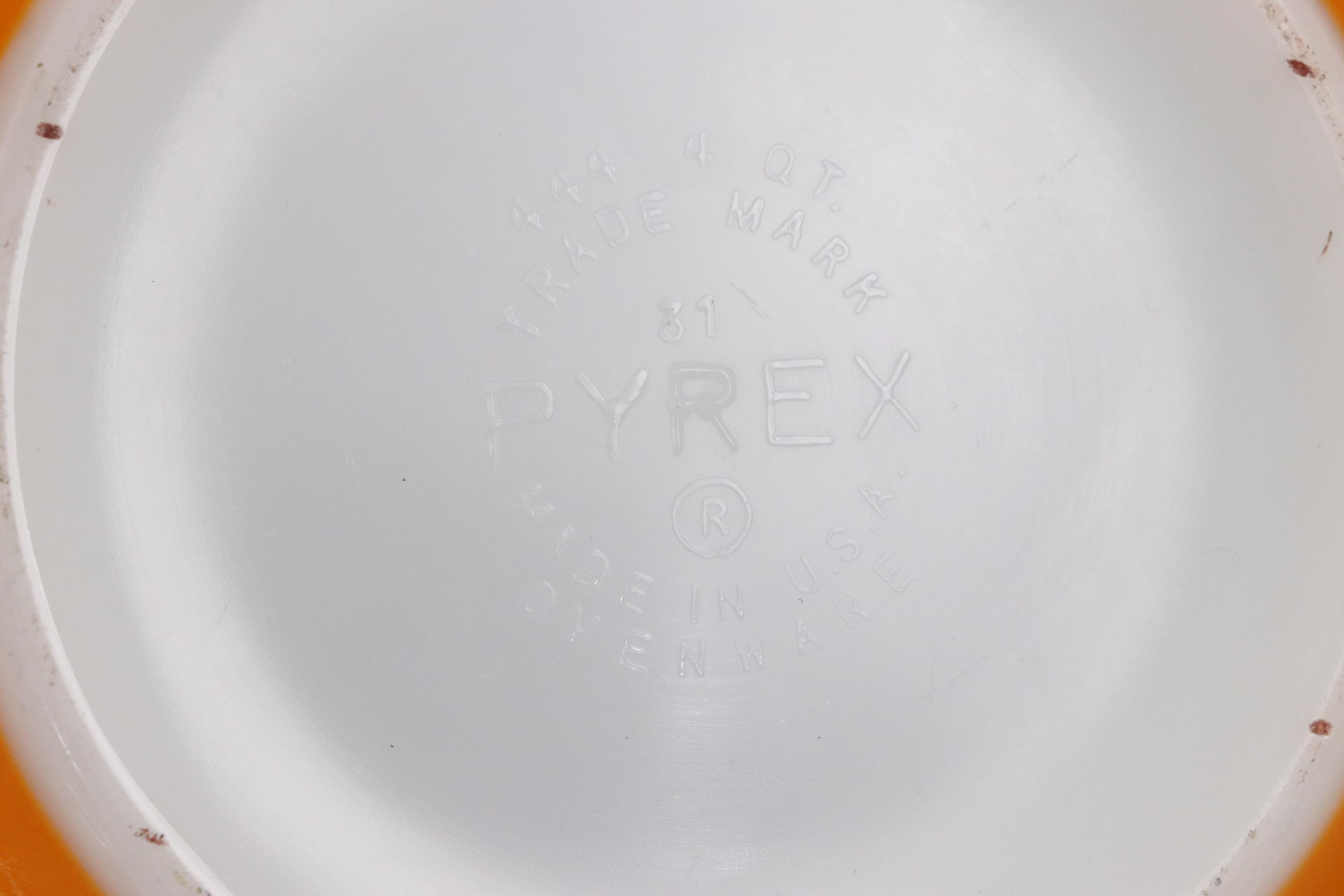 Pyrex "Daisy" and "Town & Country" Glass Cinderella Bowls, Mid-20th Century