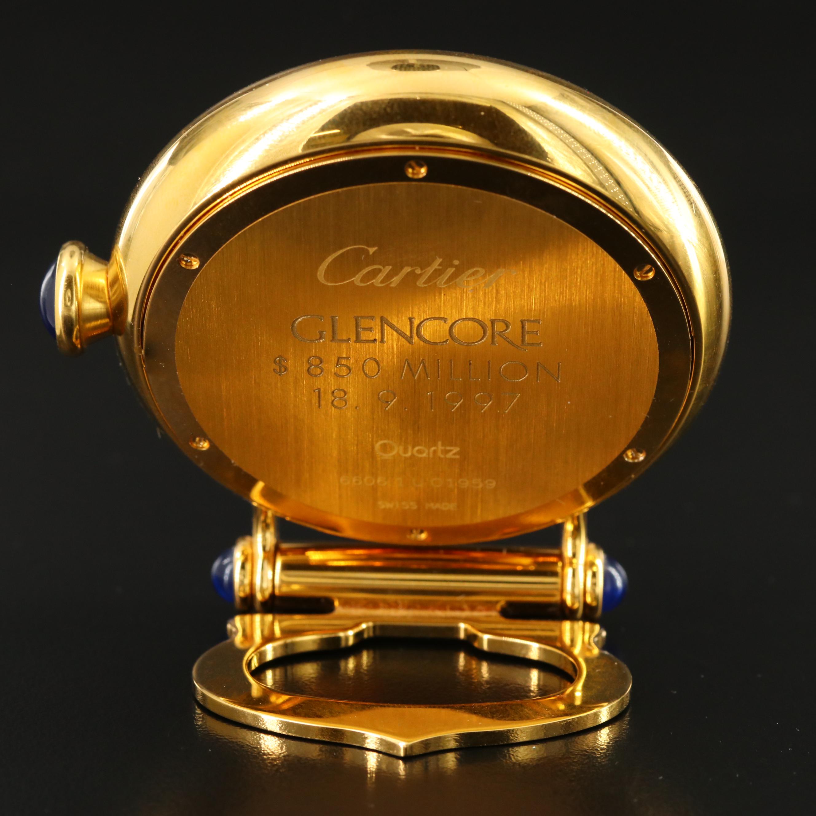 Cartier Diabolo Louis Cartier Award Clock