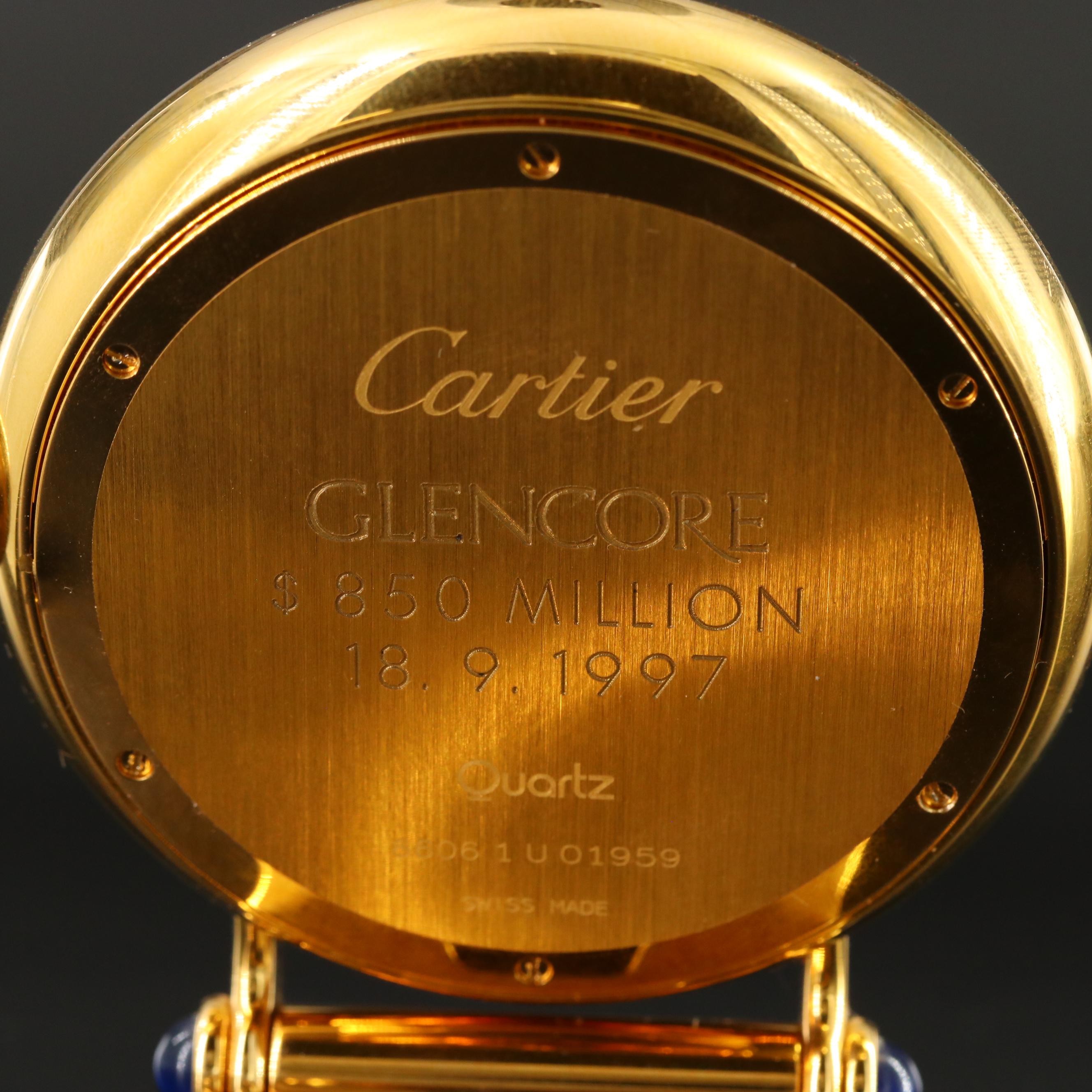 Cartier Diabolo Louis Cartier Award Clock