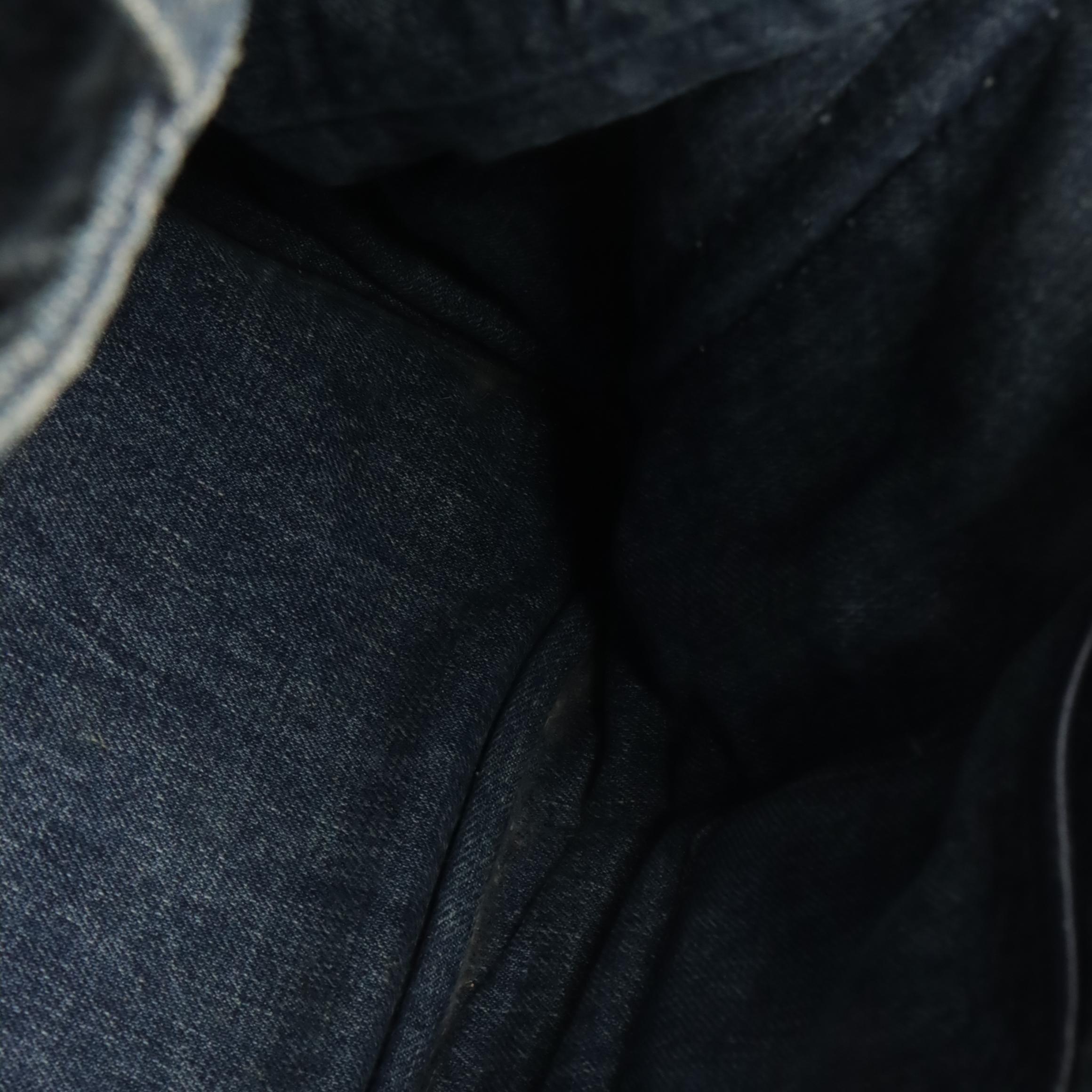 Prada Large Canapa Denim Tote Bag