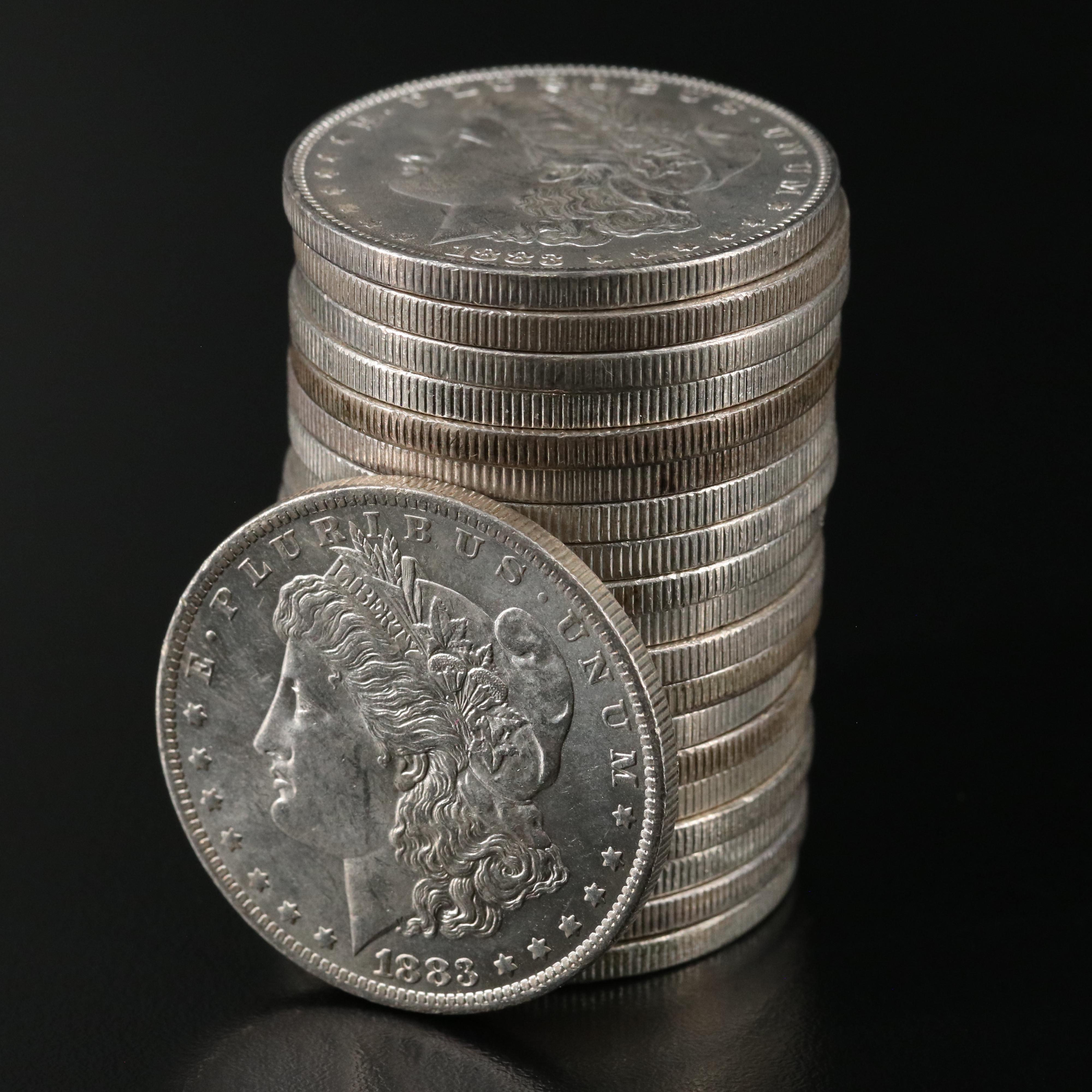 Group of Twenty Uncirculated 1883-O Morgan Silver Dollars