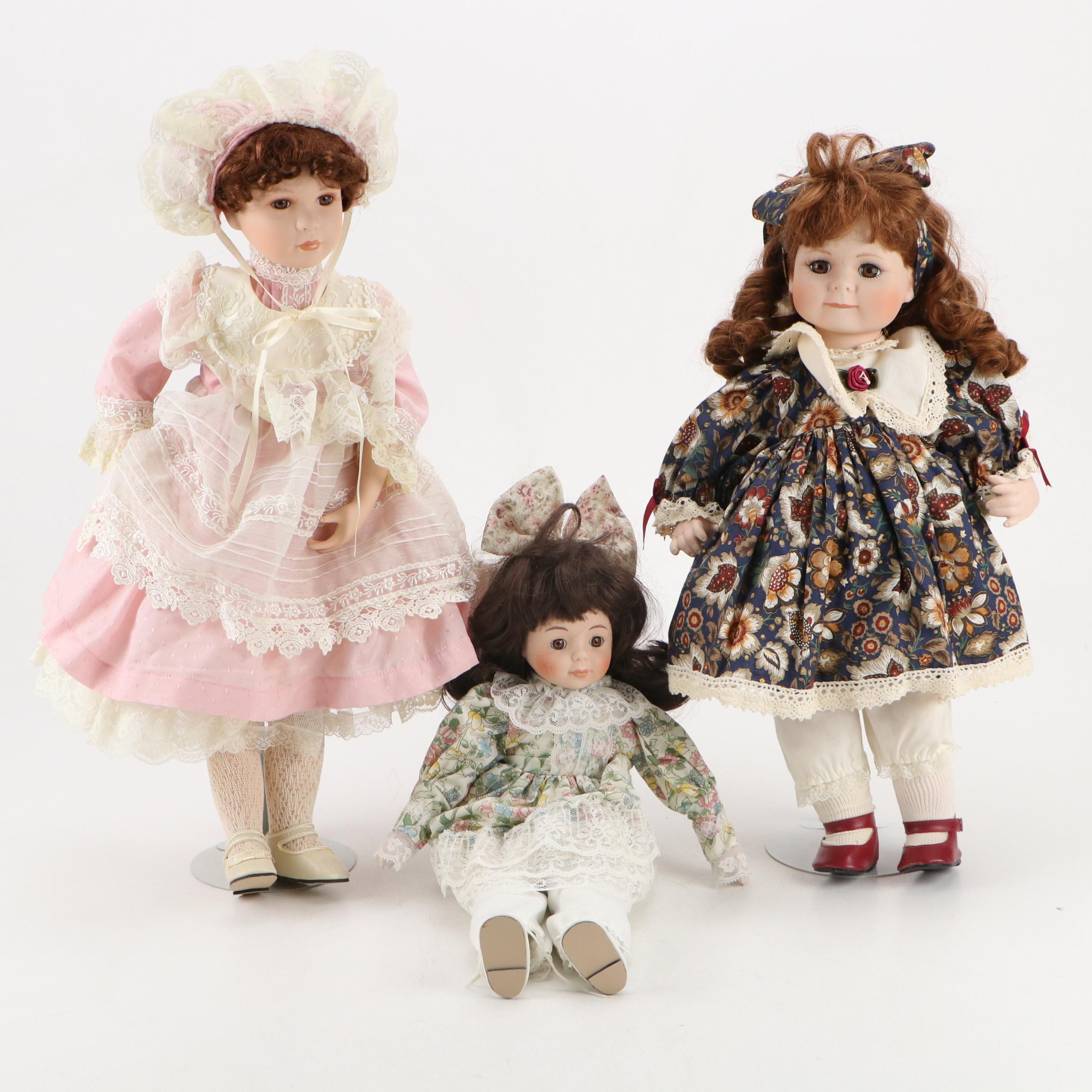 Kingstate The Doll Crafter Porcelain Doll with Brinn's and Other Dolls