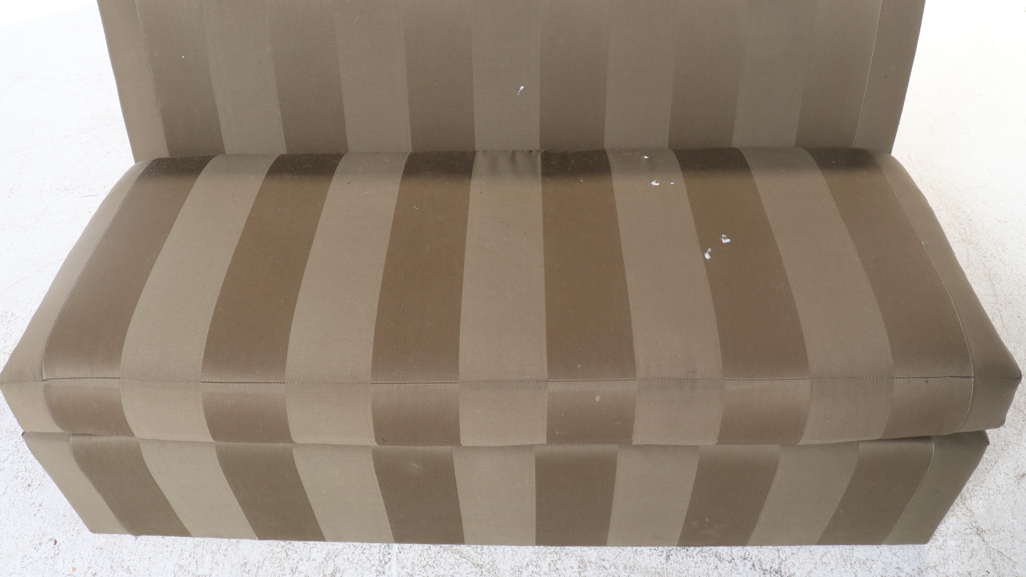 Ashley Manor Inc. Striped Upholstered Bench