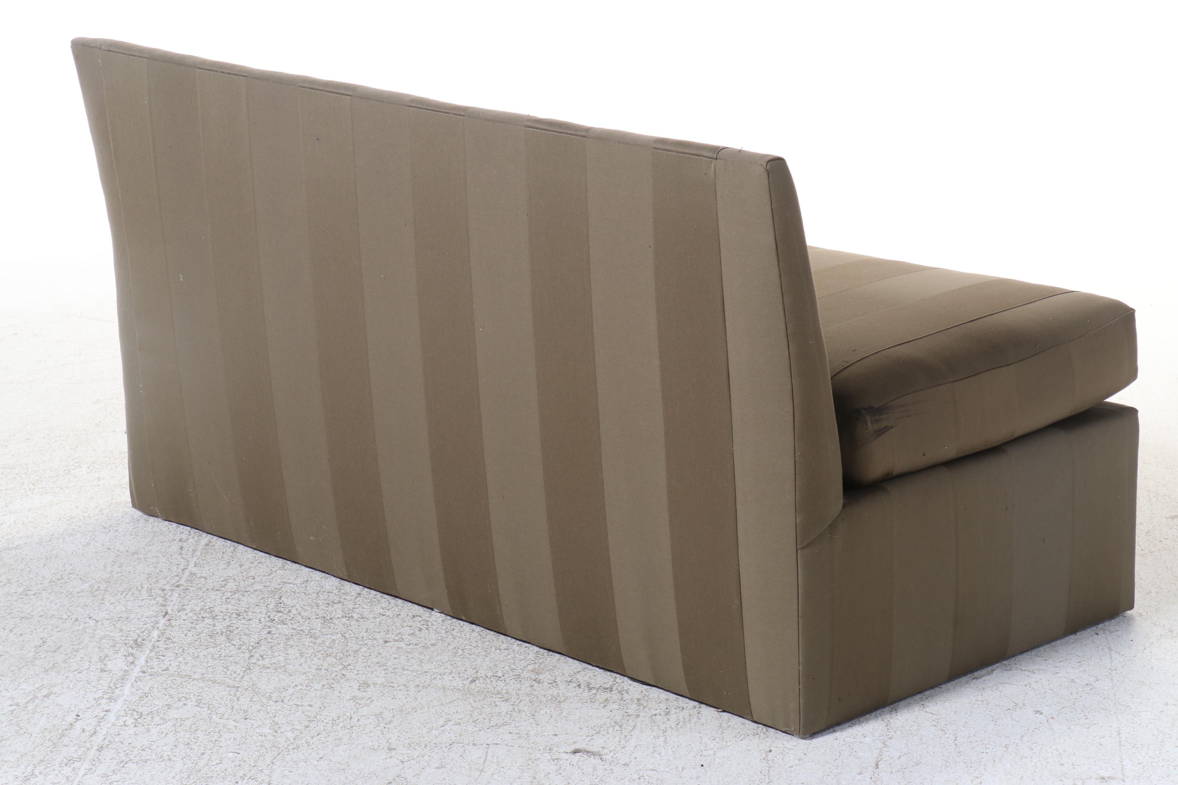 Ashley Manor Inc. Striped Upholstered Bench