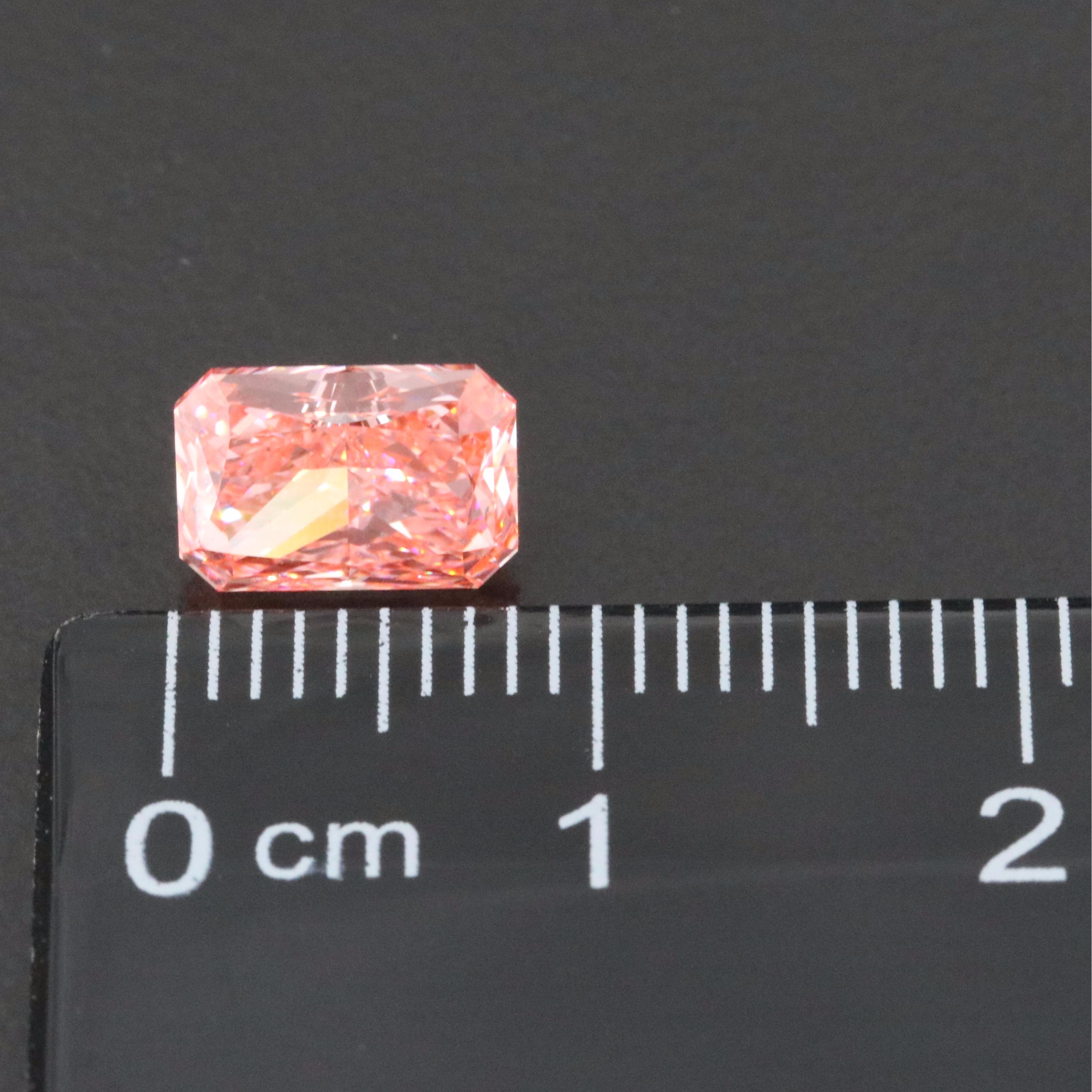 Loose 1.59 CT Lab Grown Fancy Pink Diamond with IGI Report